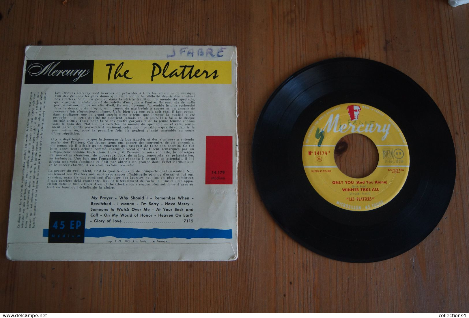 LES PLATTERS MY PRAYER EP 195? VARIANTE - 45 Rpm - Maxi-Single