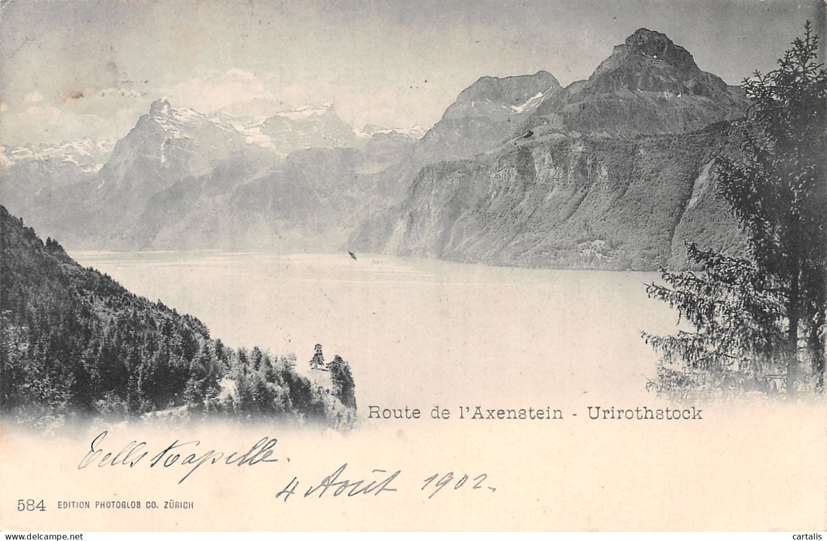 SUI-SUISSE ROUTE DE L AXENSTEIN TIMBRE POSTE-N°4174-G/0183 - Stein