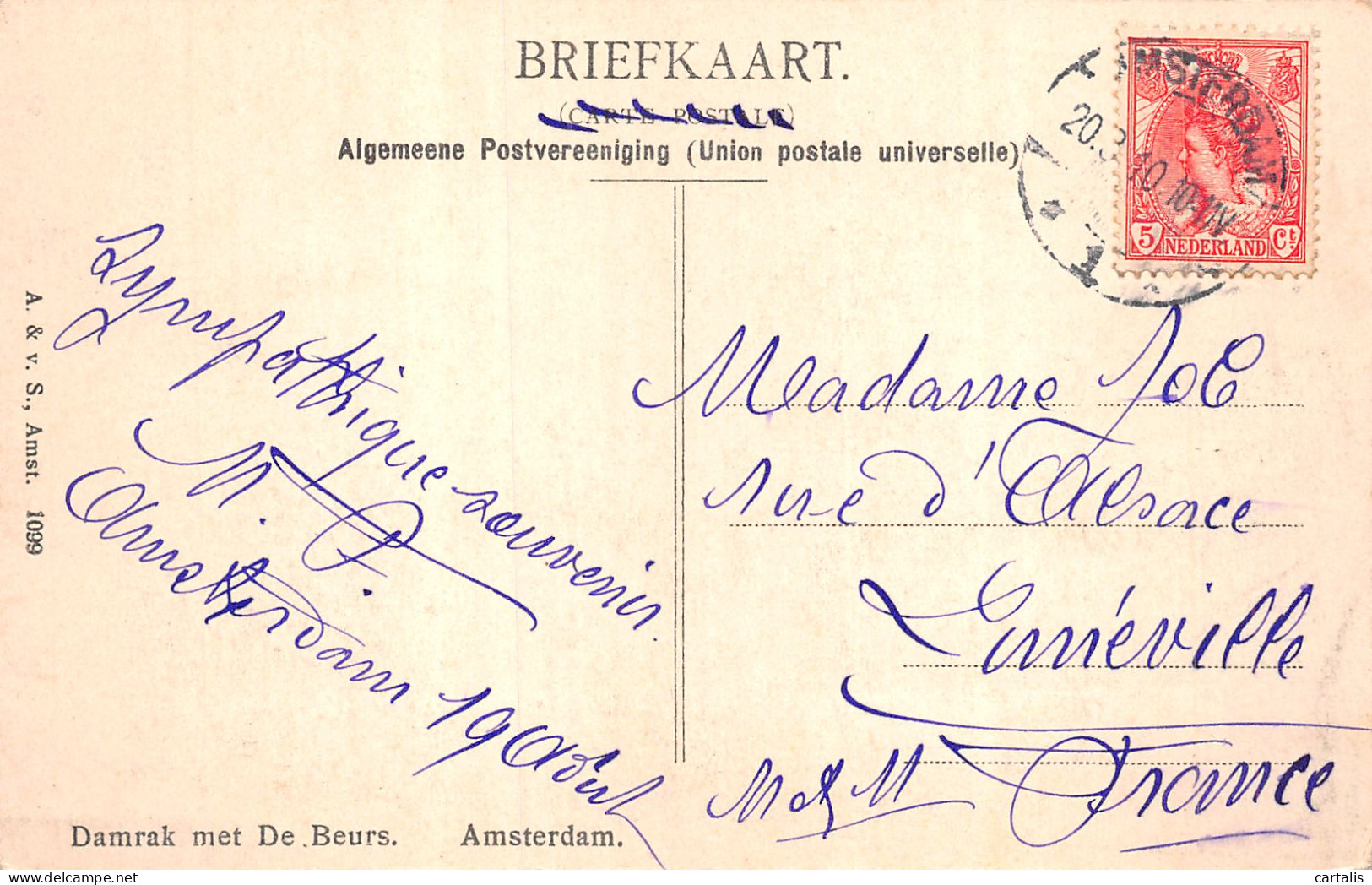 HOL-PAYS BAS AMSTERDAM TIMBRE POSTE-N°4174-G/0075 - Amsterdam