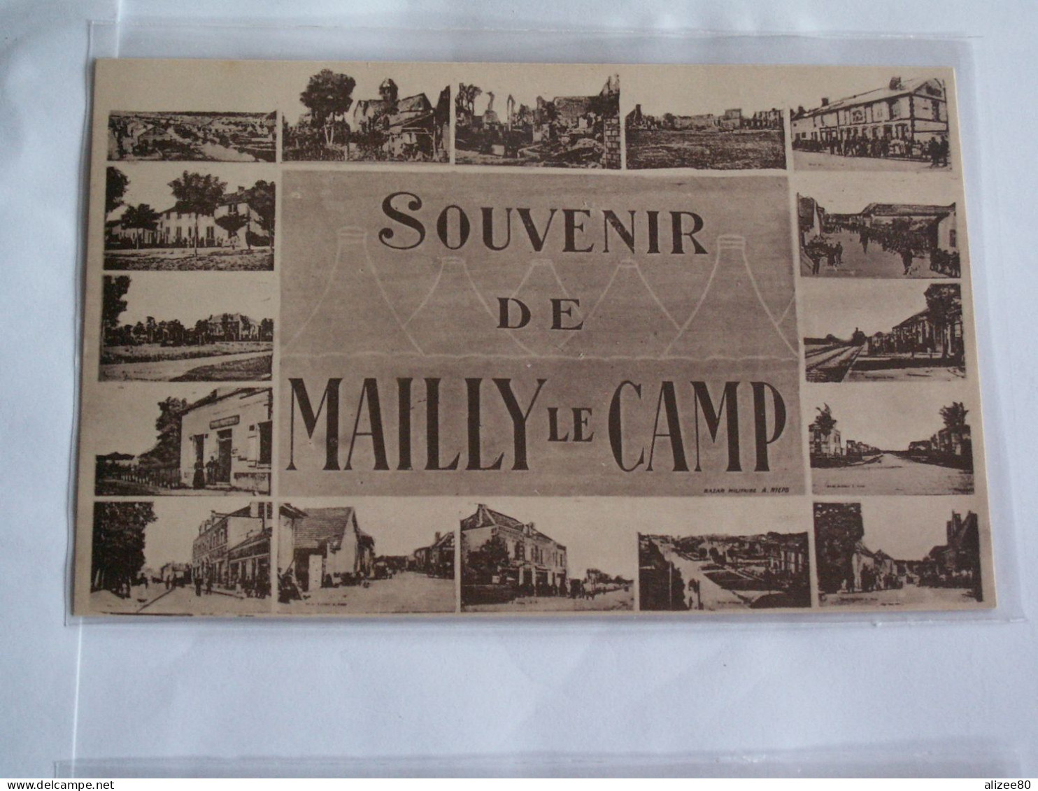 CPA  GUERRE  14/18  --  SOUVENIR  DE  MAILLY - Sammlungen & Sammellose