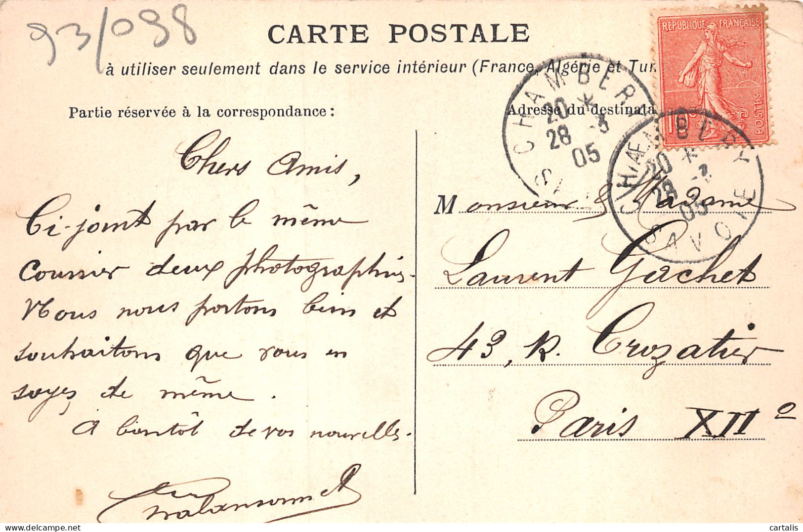 73-LES CHARMETTES-N°4175-F/0073 - Other & Unclassified