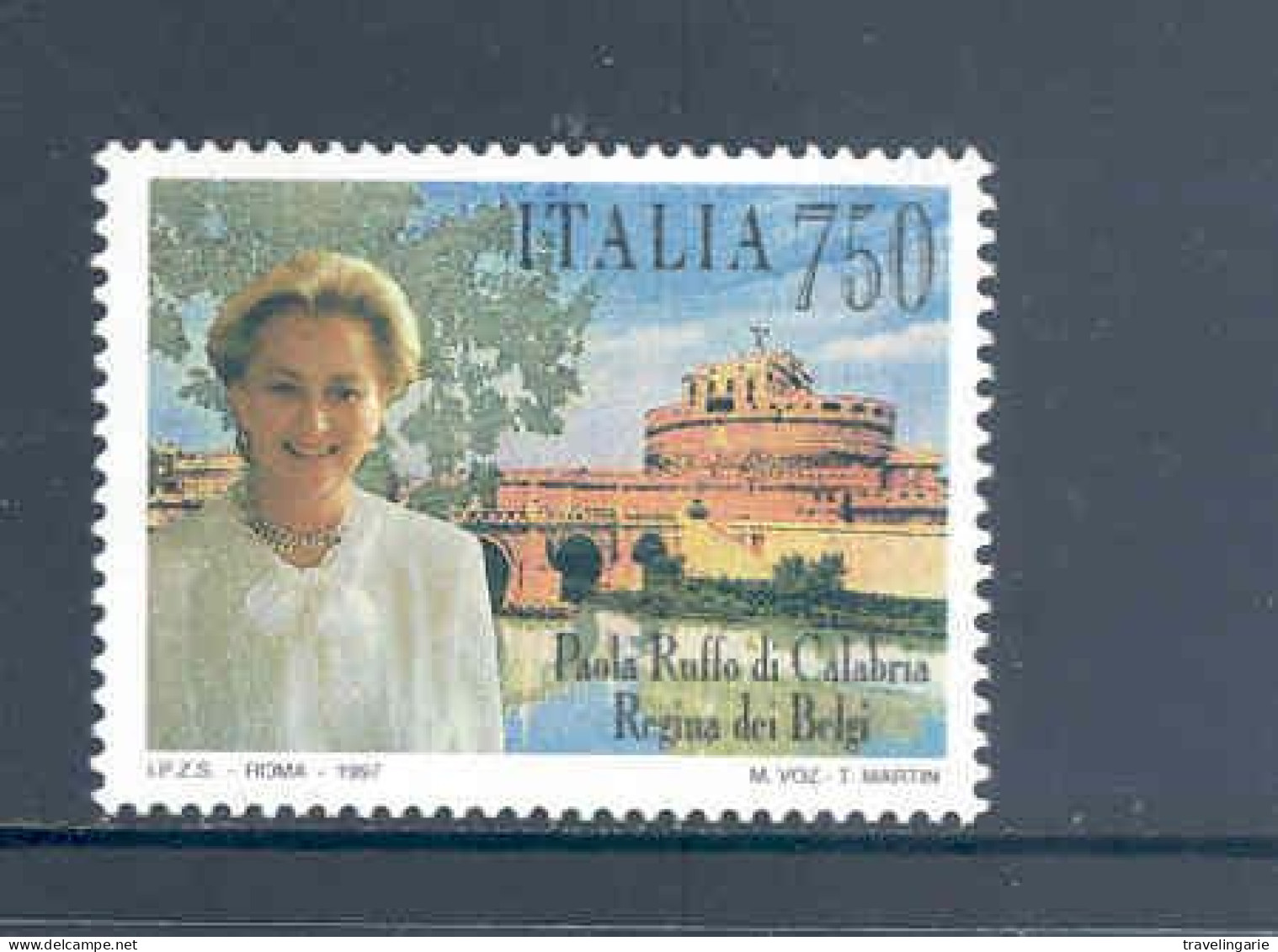 ITALY 1997 Queen Paola Of Belgium MNH ** - 1981-90: Nieuw/plakker