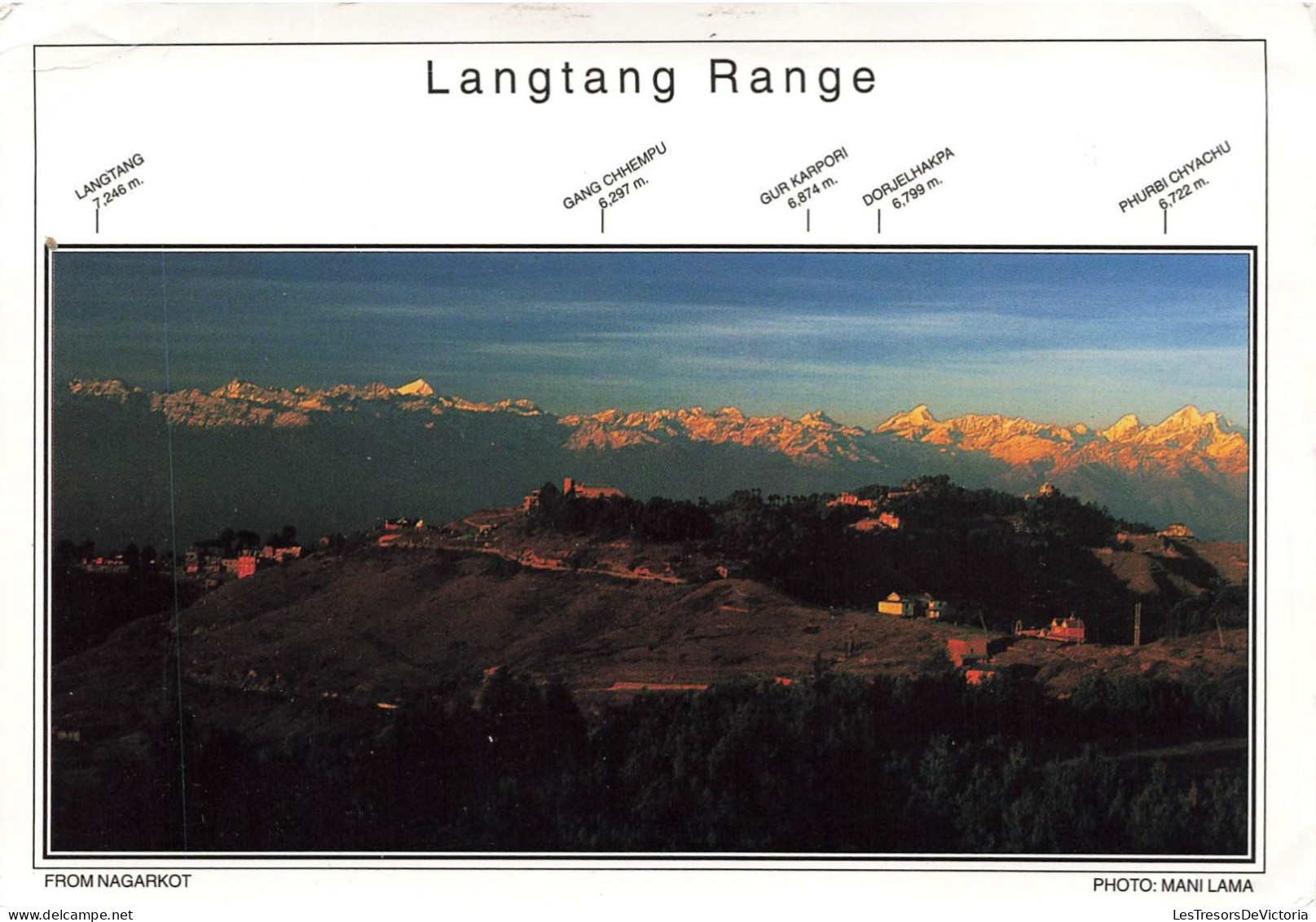 NEPAL - Nagarkof Perched On A Mountain Rim On The Eastern Edge Of The Kathmandu Valley - Carte Postale - Nepal