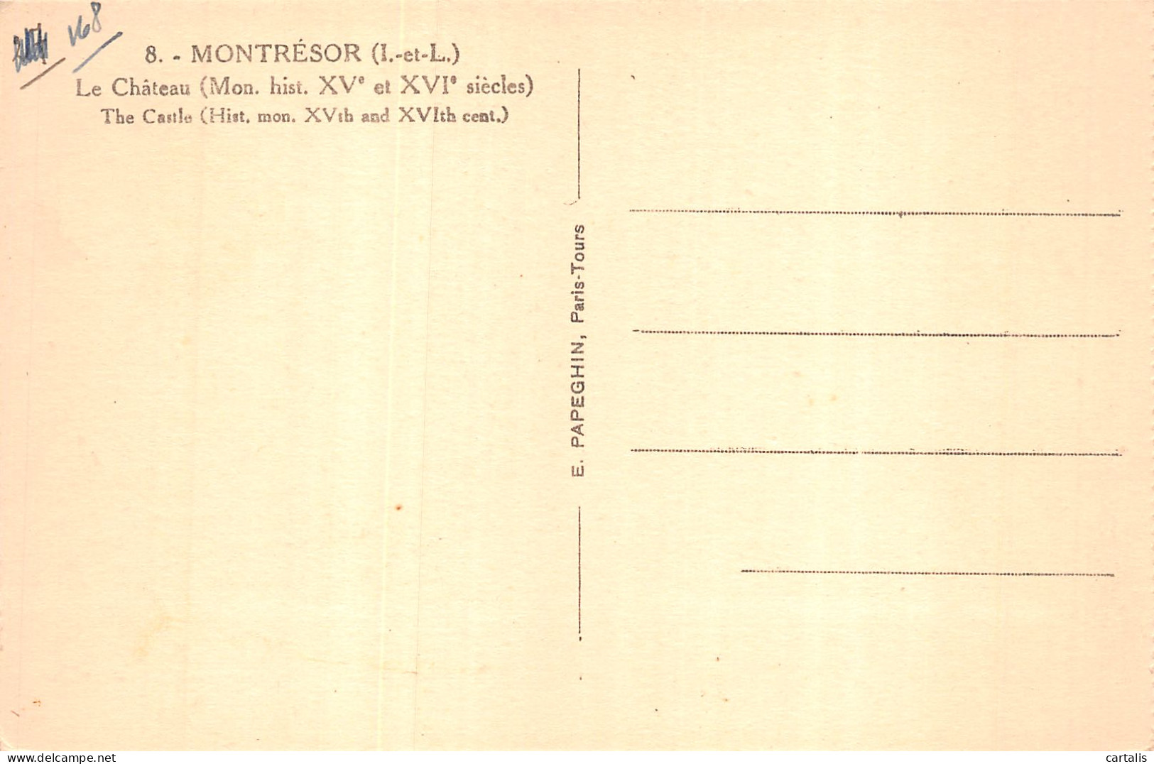 37-MONTRESOR-N°4175-H/0237 - Montrésor