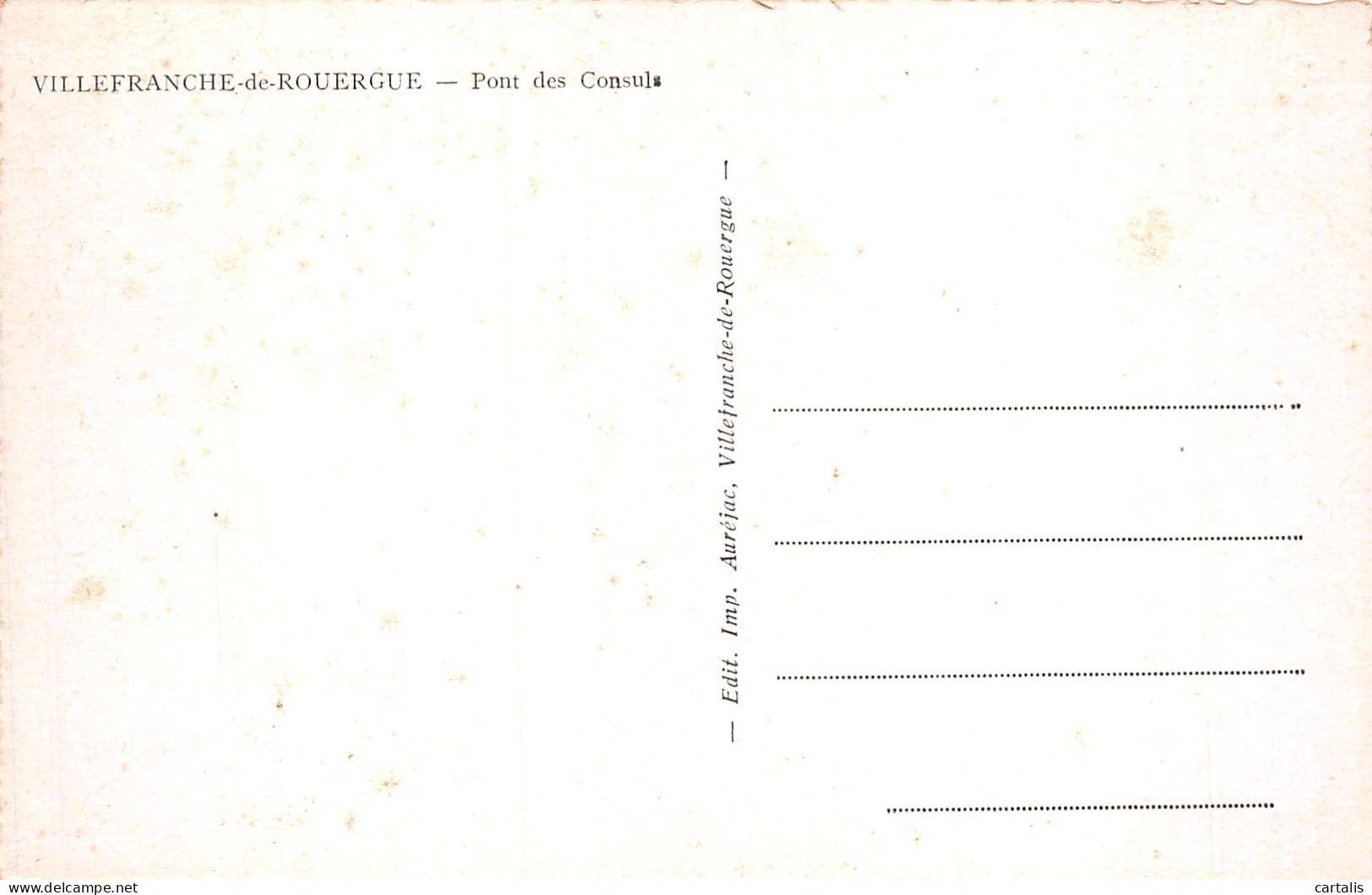 12-VILLEFRANCHE DE ROUERGUE-N°4175-G/0097 - Villefranche De Rouergue