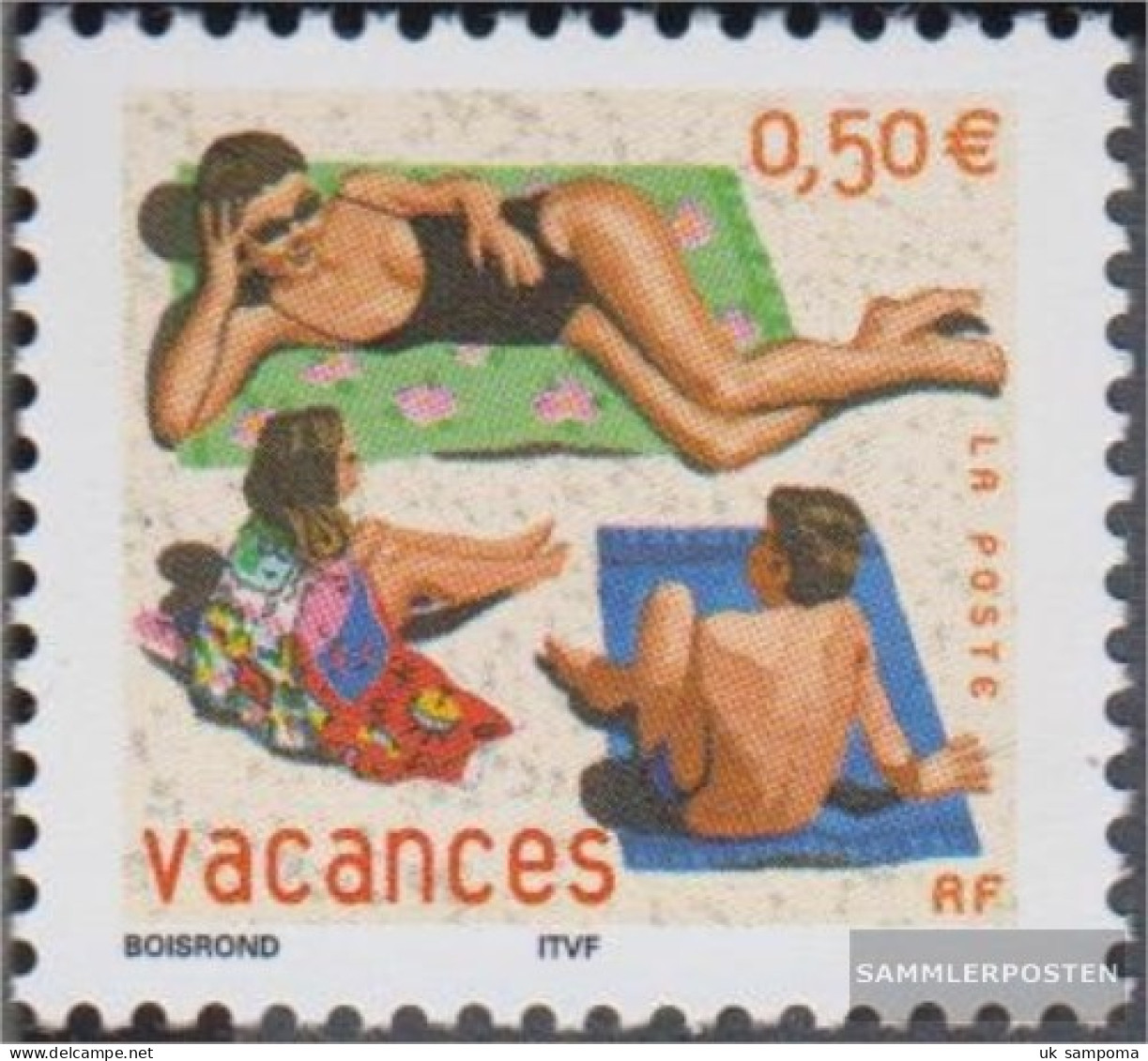 France 3718 (complete Issue) Unmounted Mint / Never Hinged 2003 Grußmarke - Unused Stamps