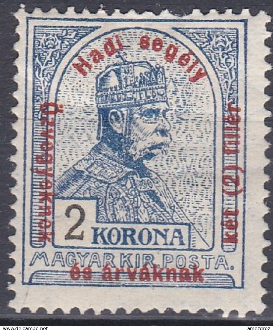 Hongrie 1915 Mi 177 * Roi Charles IV Aide Aux Victimes Des Inondations    (A16) - Unused Stamps