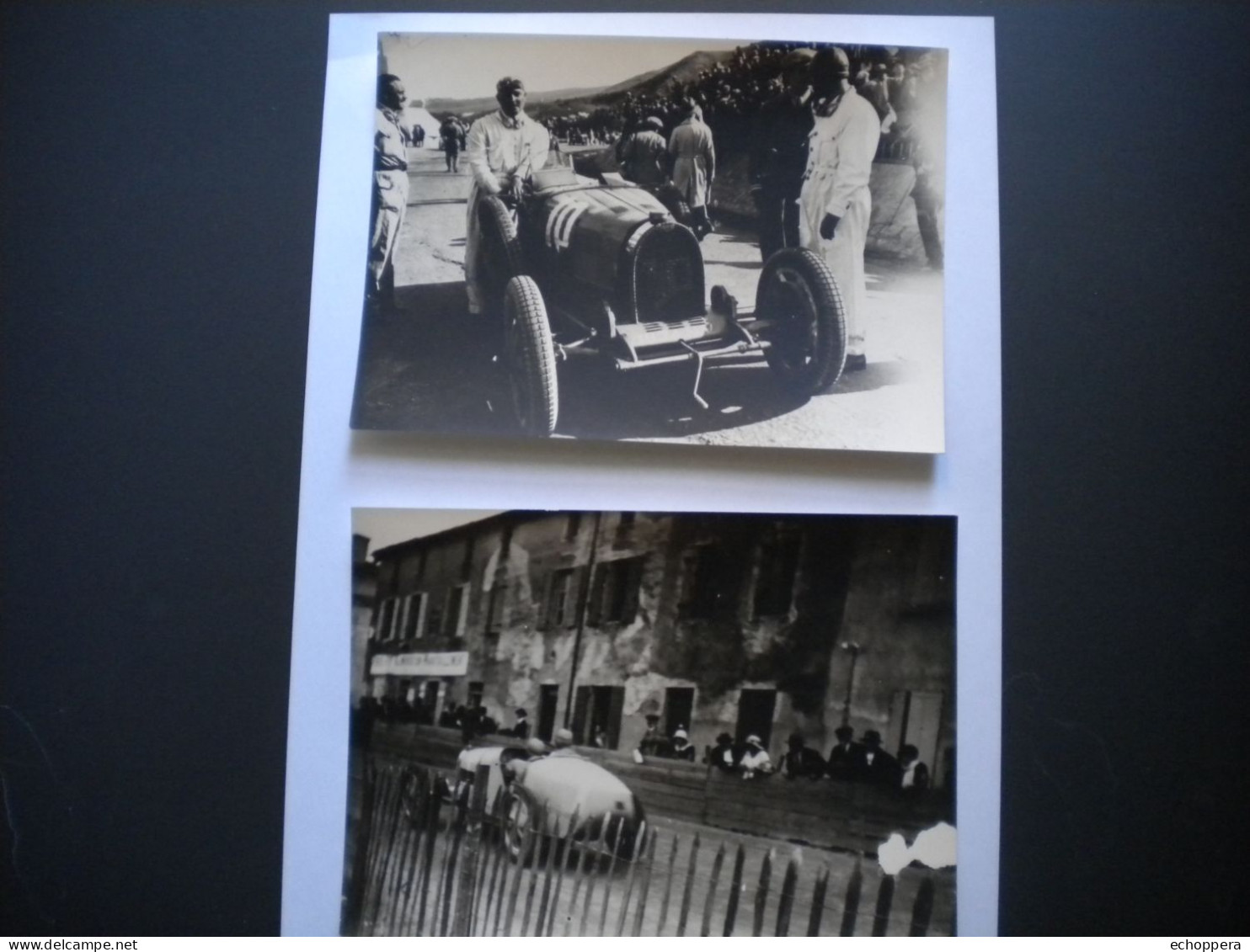 BUGATTI - 2 Photos D Epoque A Identifier - - Coches