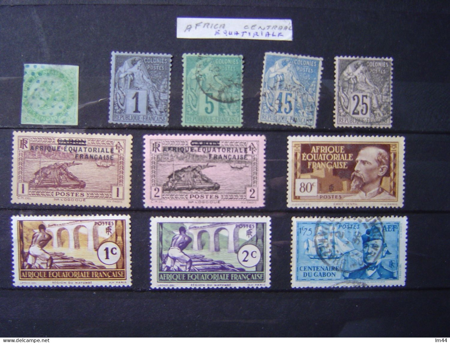 Franse Gebieden AEF 11 Zgls - Used Stamps