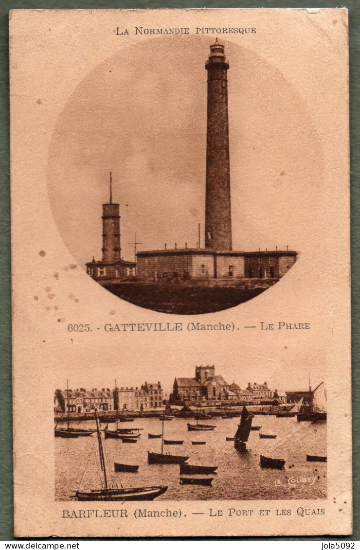 50 - BARFLEUR - Le Port Et Les Quais - GATTEVILLE - Le Phare - Barfleur