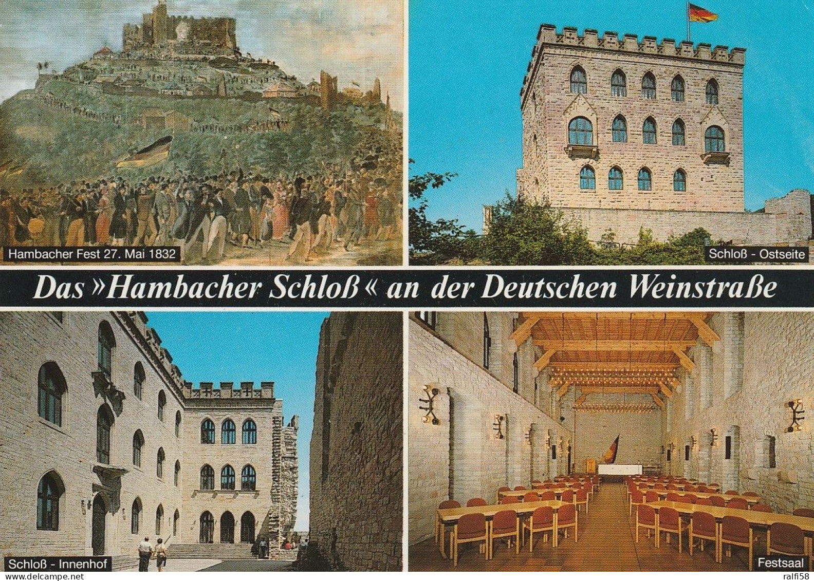 1 AK Germany * Hambacher Schloß An Der Deutschen Weinstraße - Symbol Für Deutschland - Gehört Zur Stadt Neustadt * - Neustadt (Weinstr.)