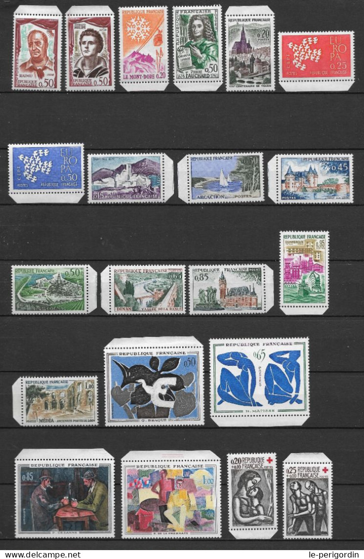 France Année Complete 1961 , Neuve , ** , Sans Charniere , Ttb . - 1960-1969