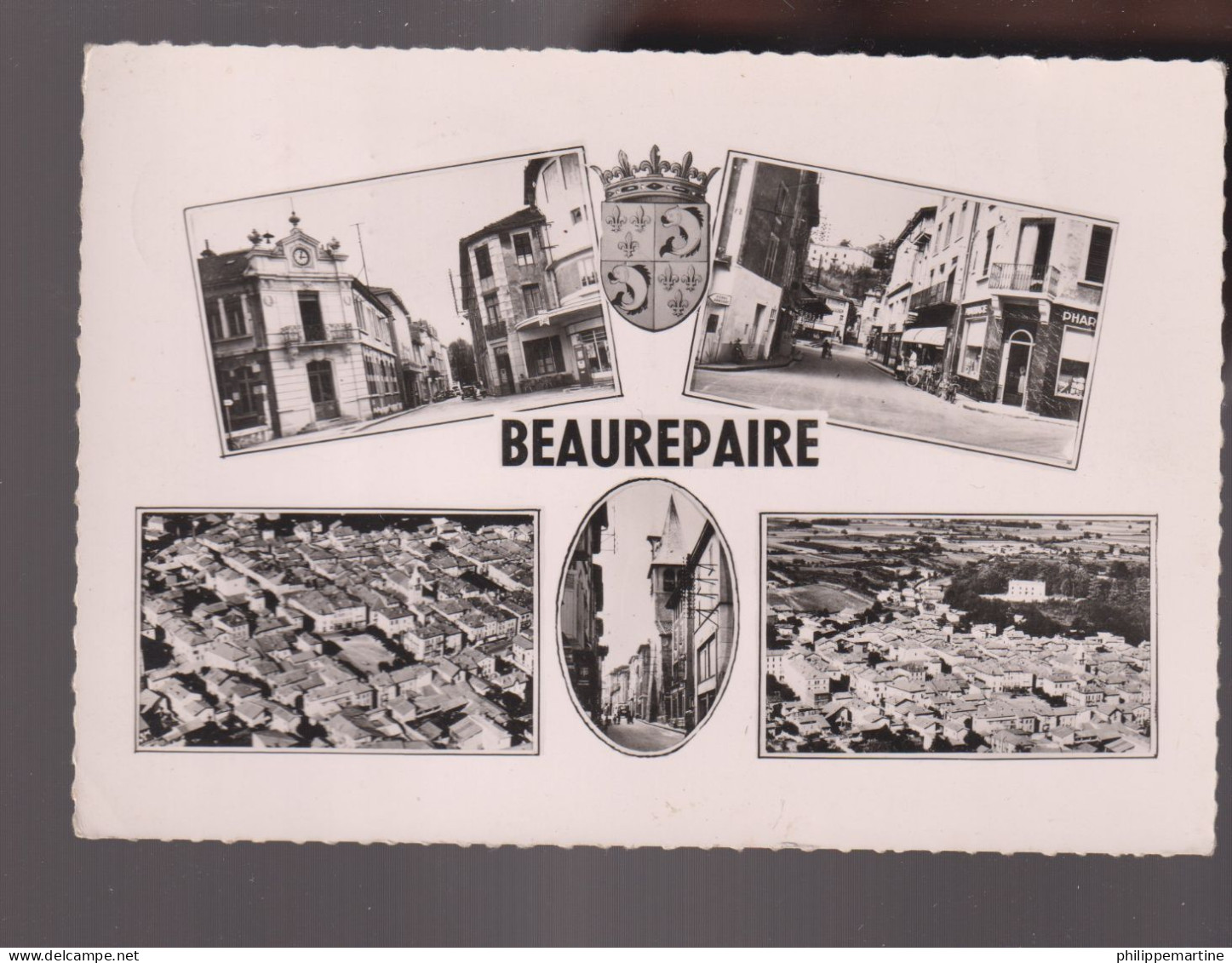 38 - Quelques Vues De Beaurepaire : CPSM Multivues - Beaurepaire