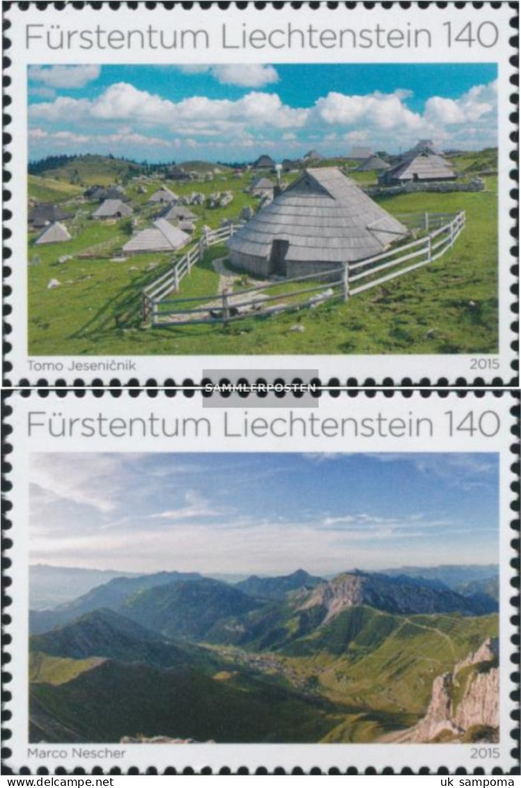 Liechtenstein 1773-1774 (complete Issue) Unmounted Mint / Never Hinged 2015 Alpine - Nuevos