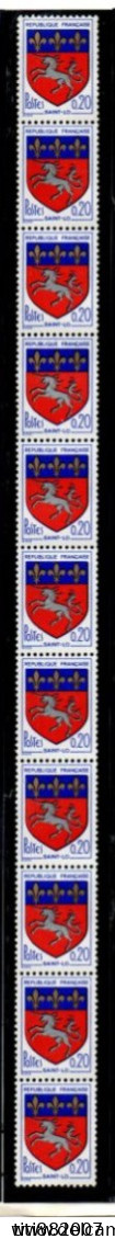 FRANCE   -   ROULETTE   -   Y&T N°  64 **.  0,20 Fr.  Blason De St-Lô. - Roulettes