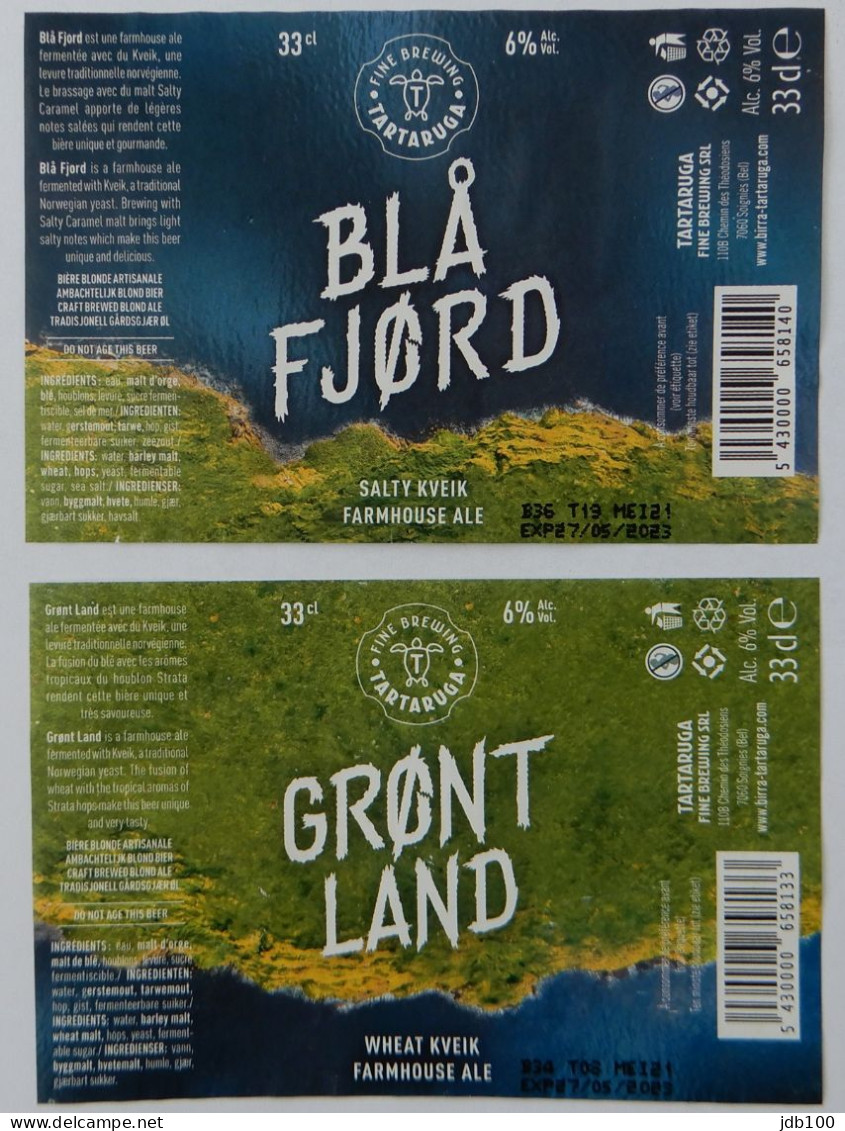 Bier Etiket (5i5), étiquette De Bière, Beer Label, Bla En Gront Brouwerij Tartaruga - Bier