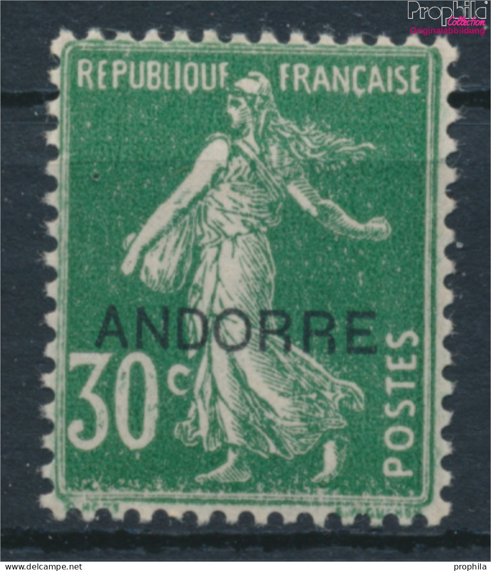 Andorra - Französische Post 10 Postfrisch 1931 Aufdruckausgabe (10368782 - Neufs