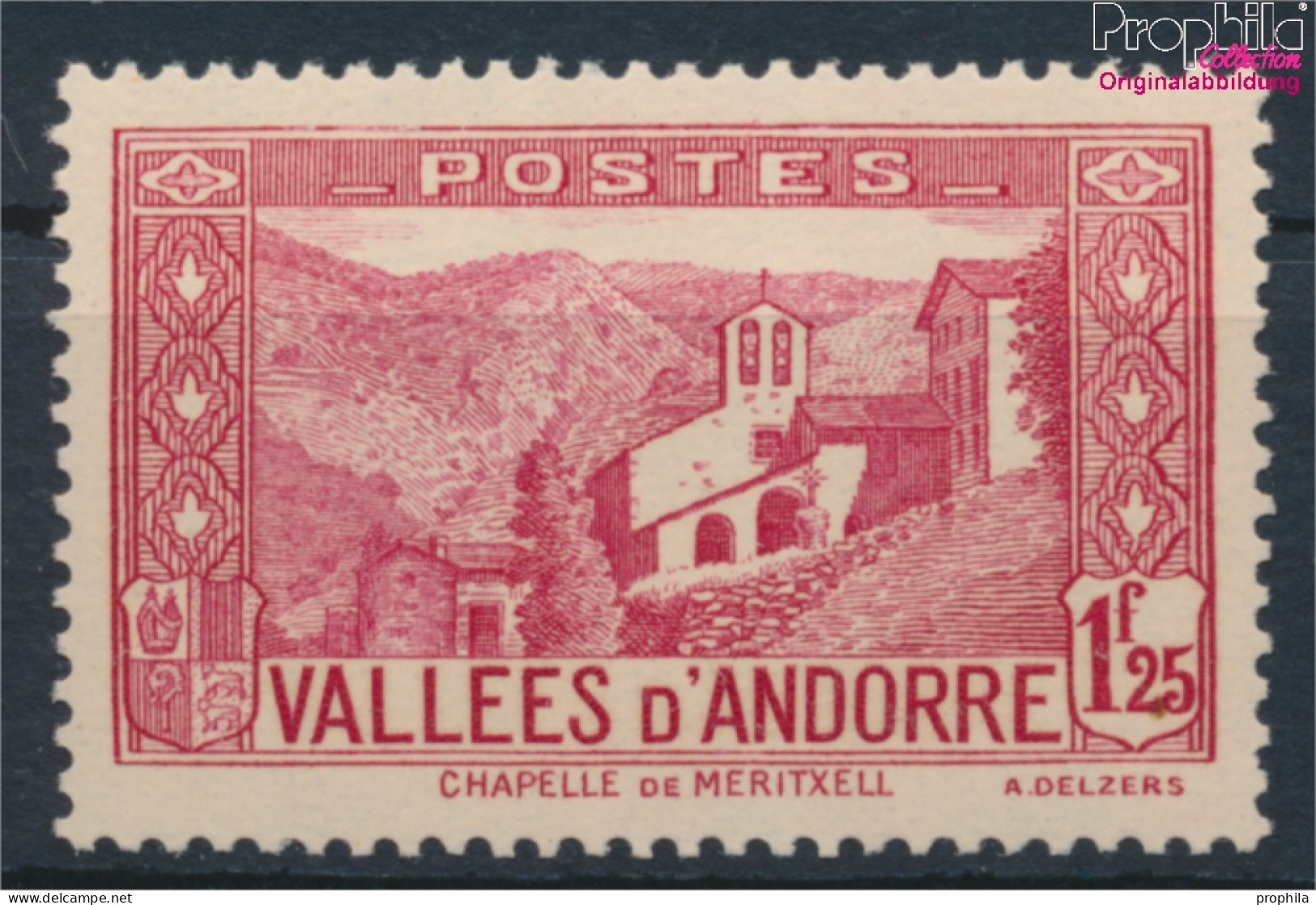 Andorra - Französische Post A40 Postfrisch 1932 Landschaften (10368772 - Ungebraucht