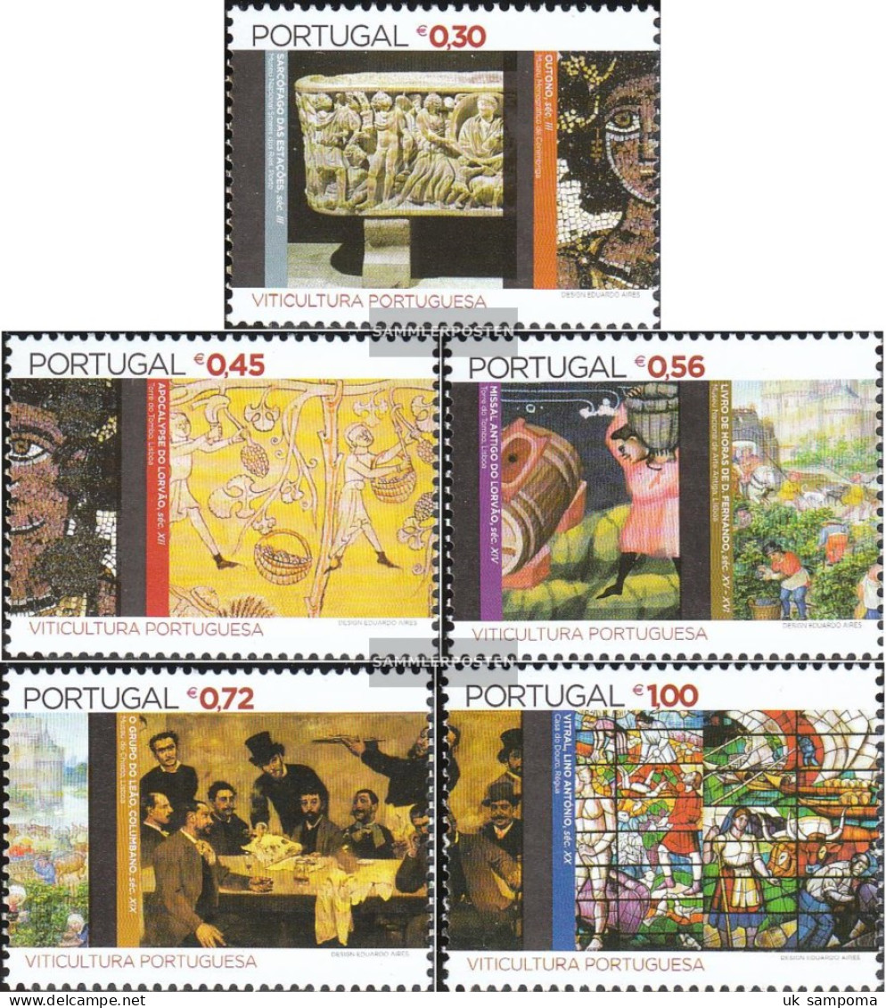 Portugal 2859-2863 (complete Issue) Unmounted Mint / Never Hinged 2004 History Of Weinbaus - Unused Stamps