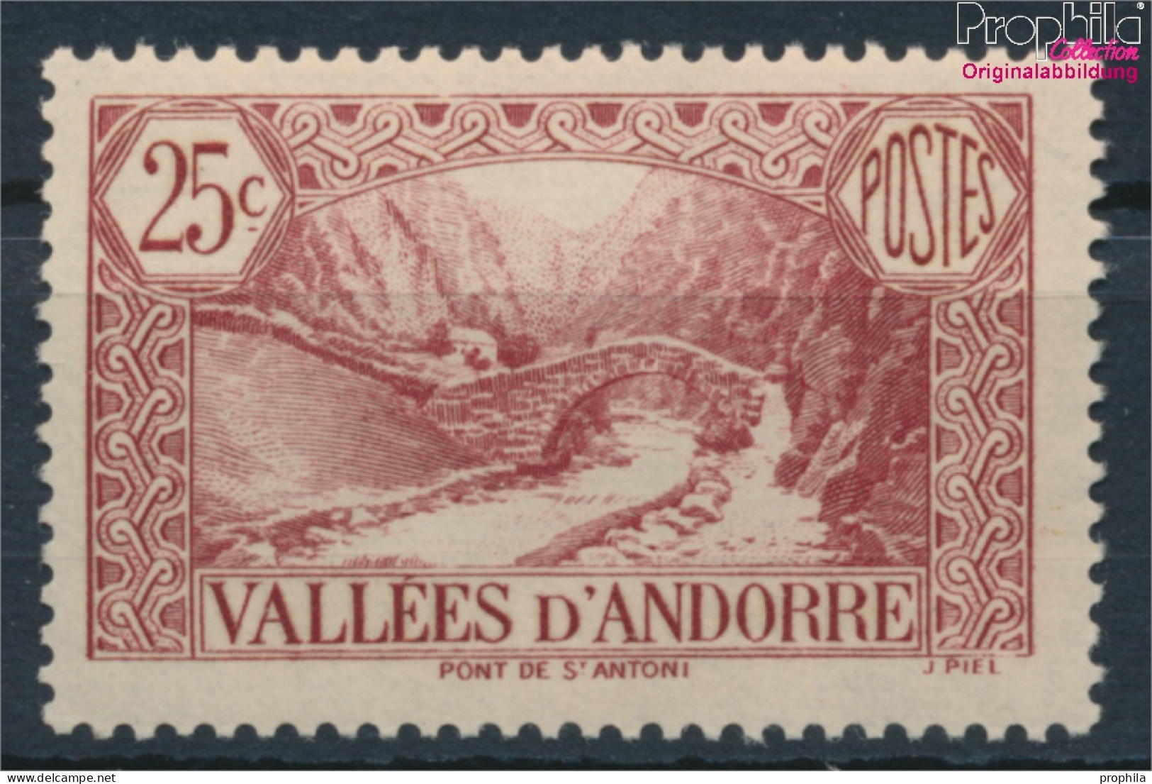 Andorra - Französische Post 56 Postfrisch 1937 Landschaften (10368412 - Unused Stamps