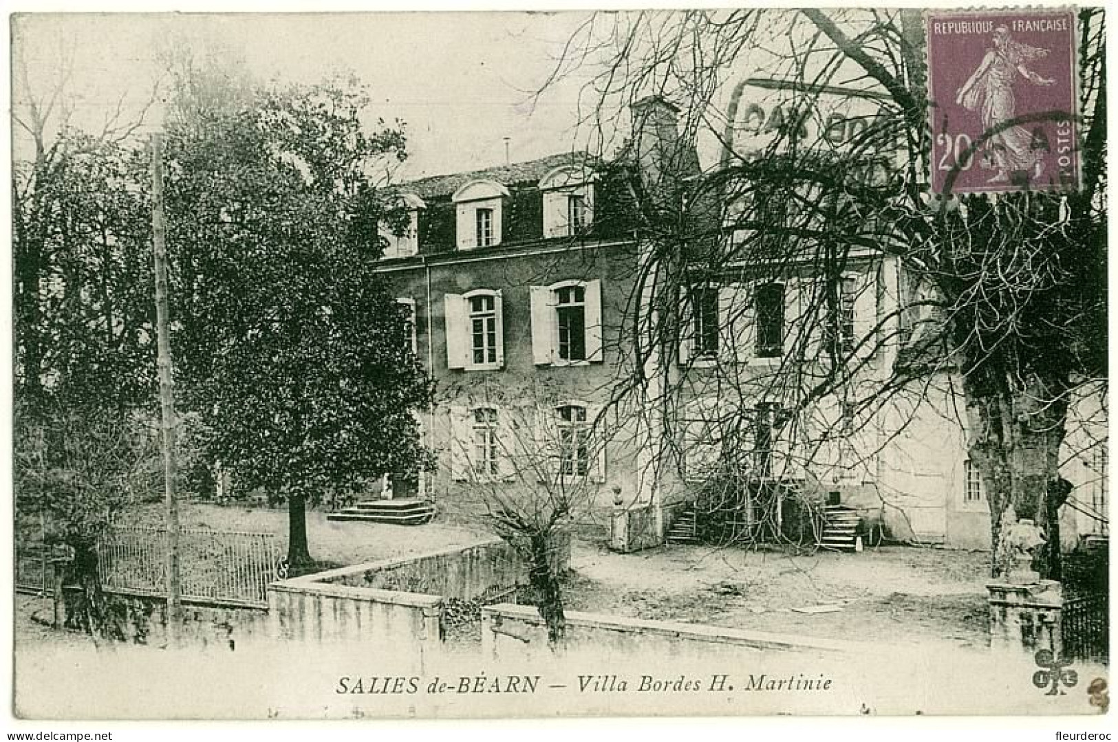 64 - B55945CPA - SALIES DE BEARN - Villa Bordes H. Martinie - Très Bon état - PYRENEES-ATLANTIQUES - Salies De Bearn