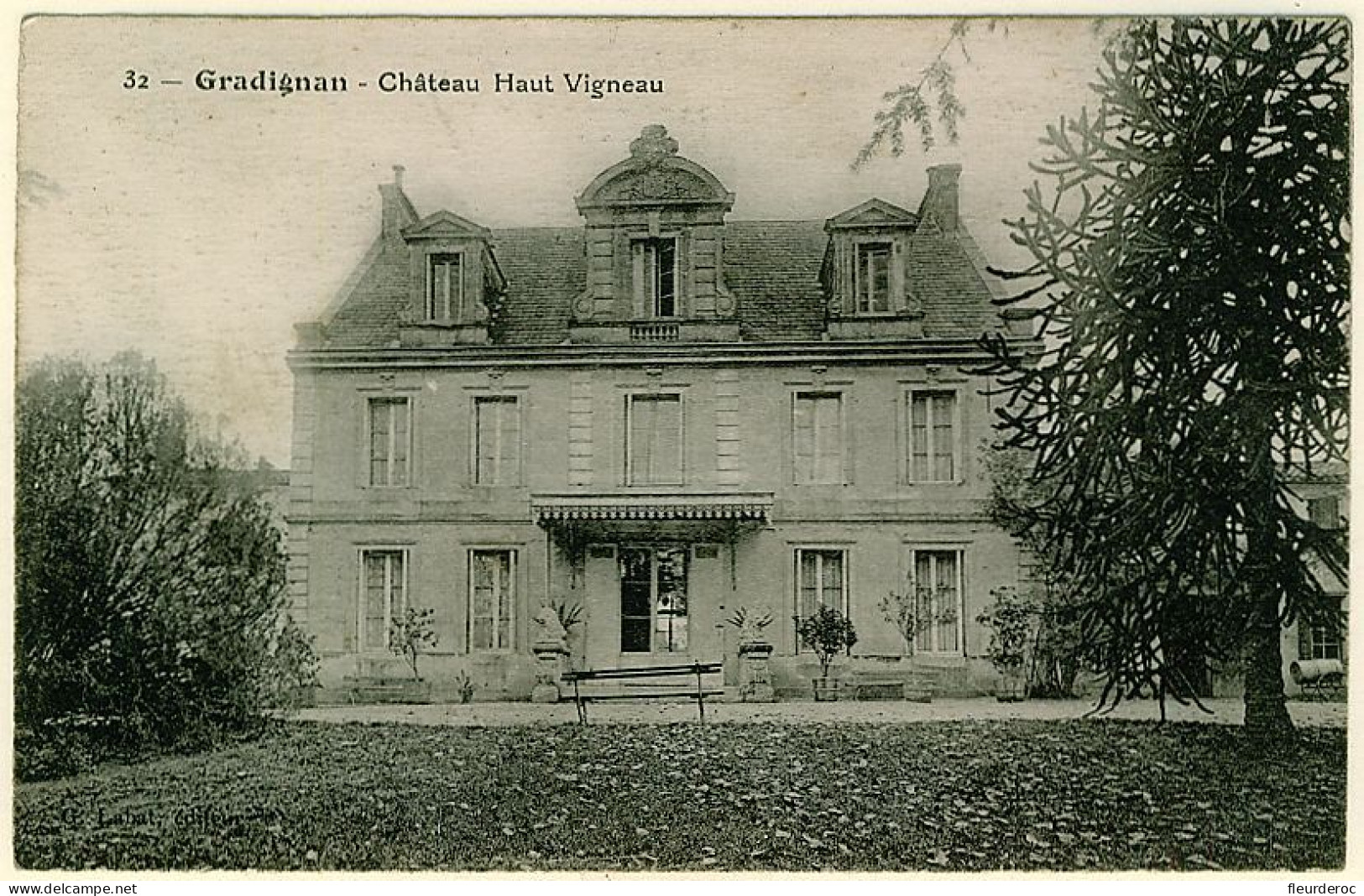 33 - BB53258CPA - Gradignan - Château Vigneau - Très Bon état - GIRONDE - Gradignan