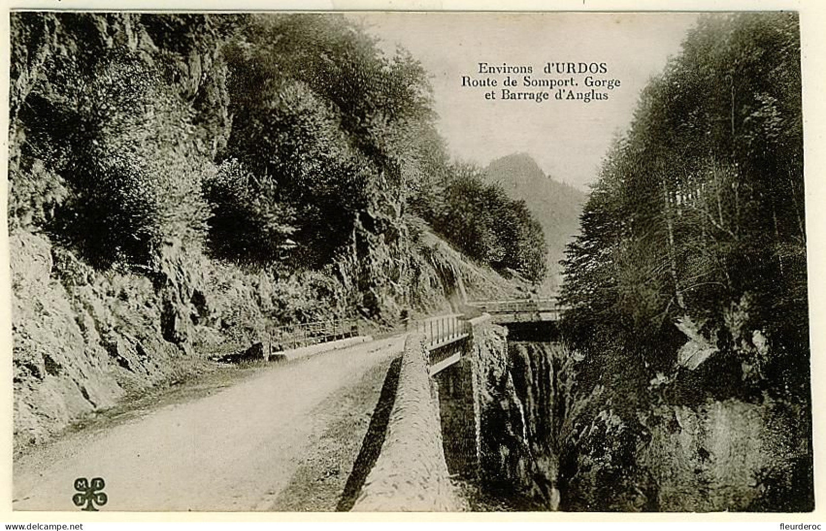 64 - BB53245CPA - Urdos - Gorge Et Barrage D'anglus - Route De Somport - Aspe - Parfait état - PYRENEES-ATLANTIQUES - Autres & Non Classés