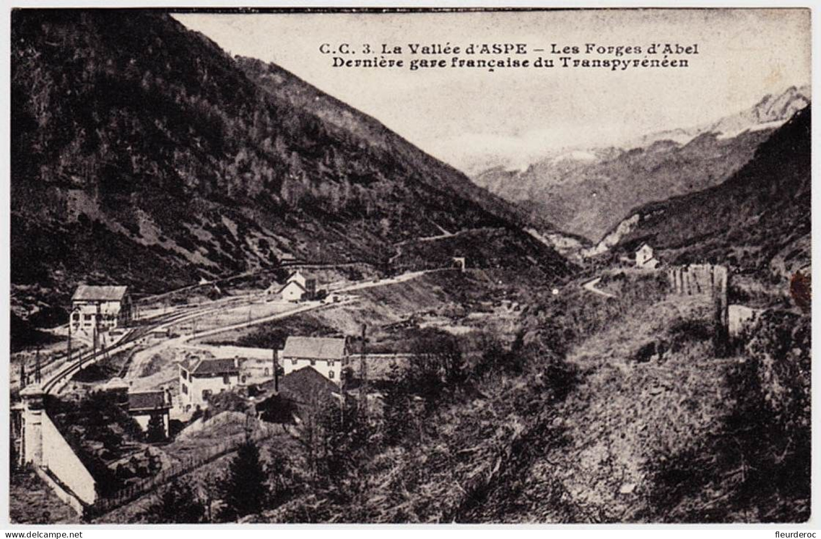 64 - B57673CPA - FORGES ABEL - ASPE - Derniere Gare Francaise Du Transpyreneen - Très Bon état - PYRENEES-ATLANTIQUES - Autres & Non Classés