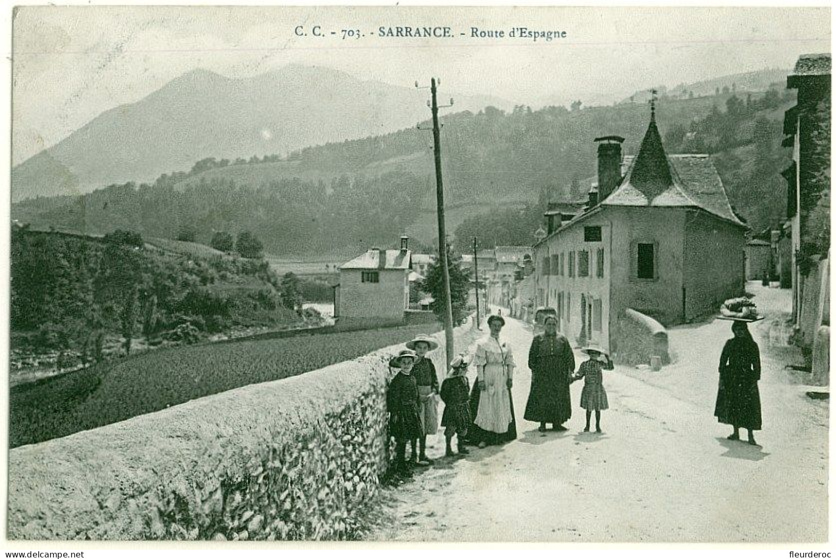 64 - B55958CPA - SARRANCE - ASPE - Route Espagne - Très Bon état - PYRENEES-ATLANTIQUES - Autres & Non Classés