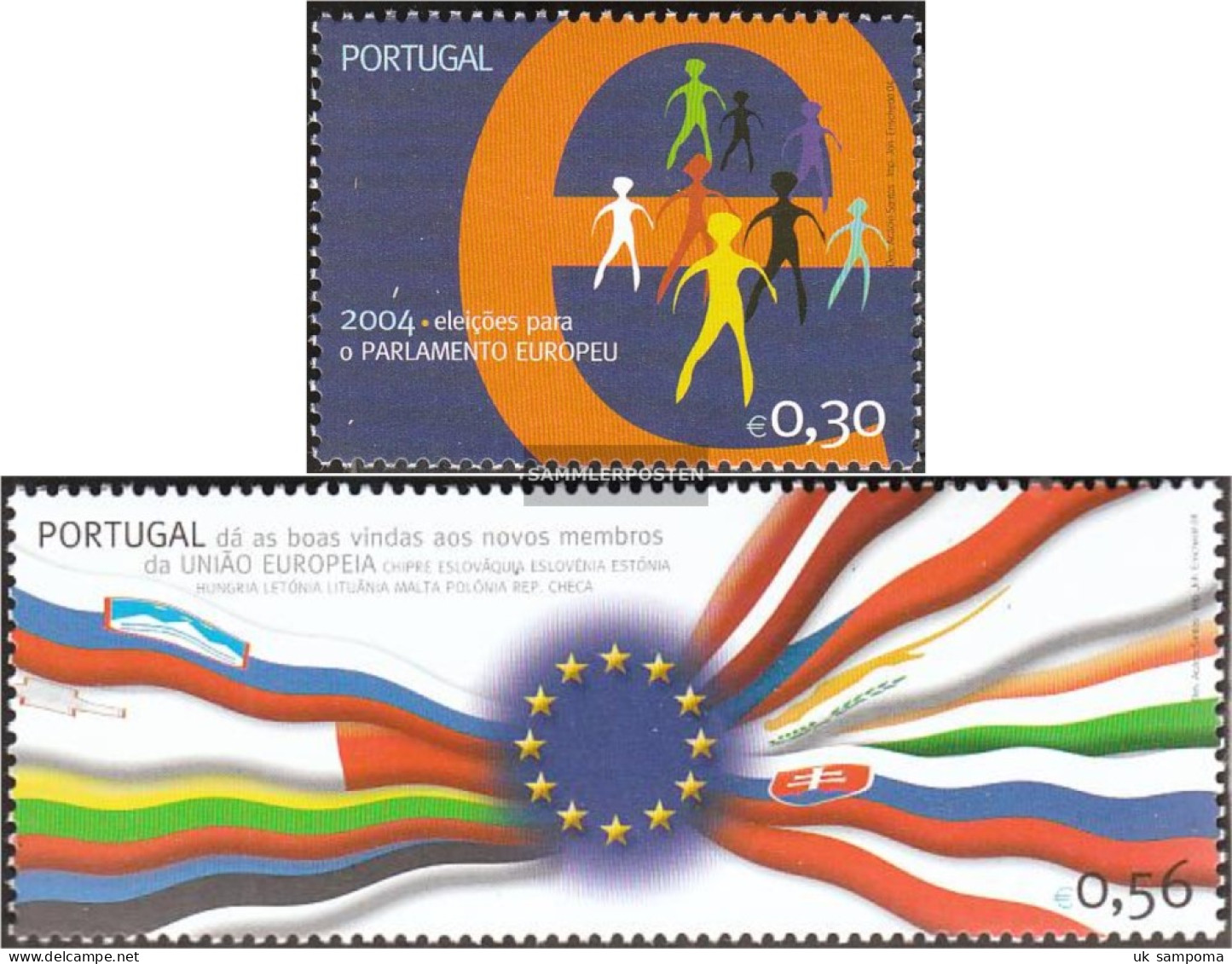 Portugal 2816-2817 (complete Issue) Unmounted Mint / Never Hinged 2004 Direct European Parliament - Ongebruikt