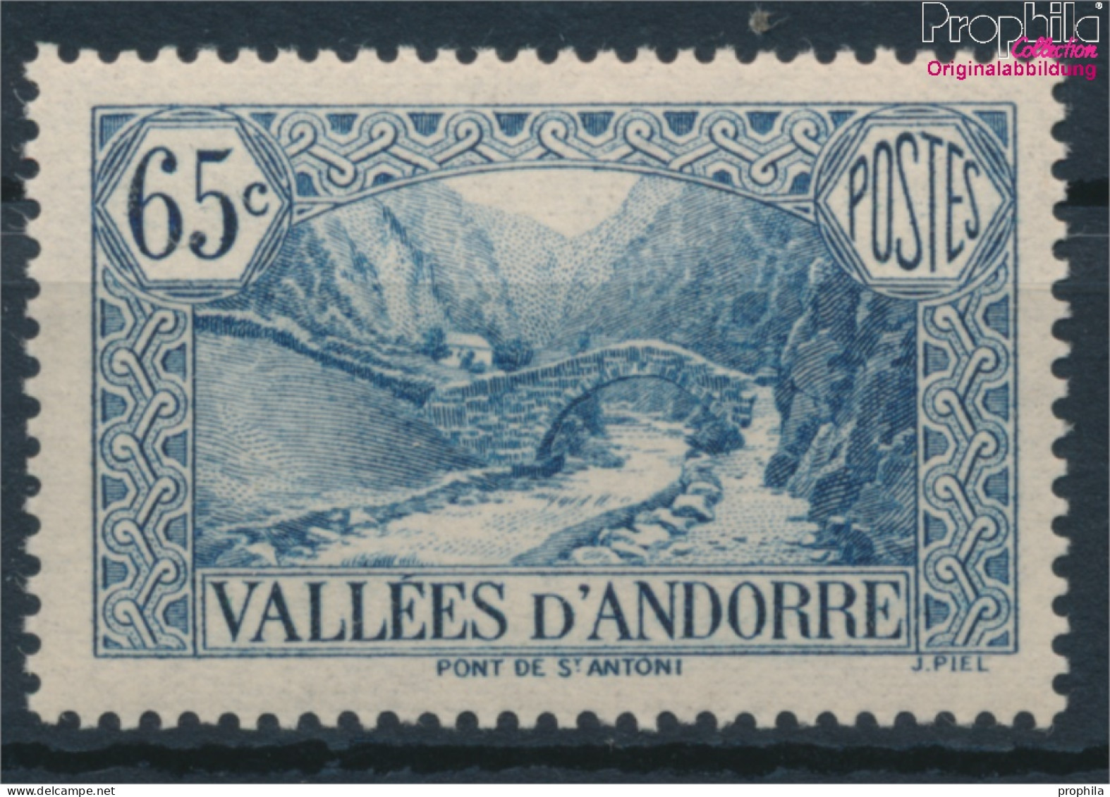 Andorra - Französische Post 64 Postfrisch 1937 Landschaften (10368409 - Unused Stamps