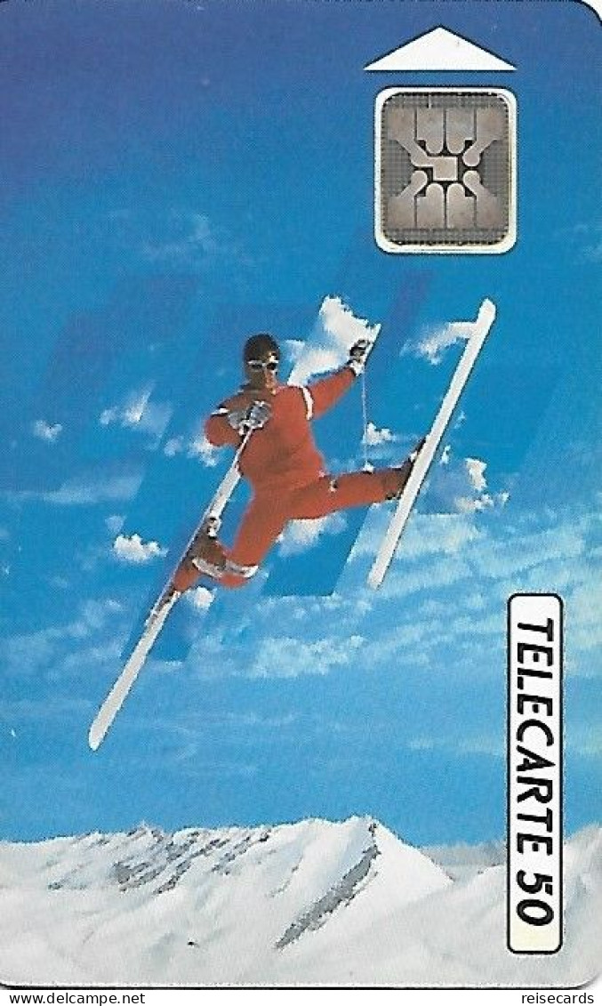 France: France Telecom 12/91 F222 Ski Acrobatique - 1991