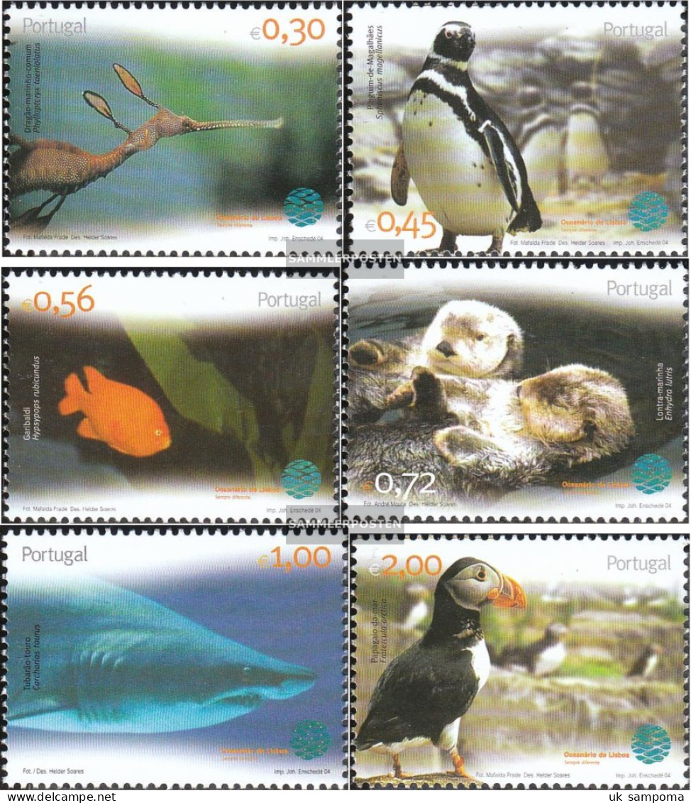 Portugal 2762-2767 (complete Issue) Unmounted Mint / Never Hinged 2004 Animals Out The Ozeanarium - Neufs