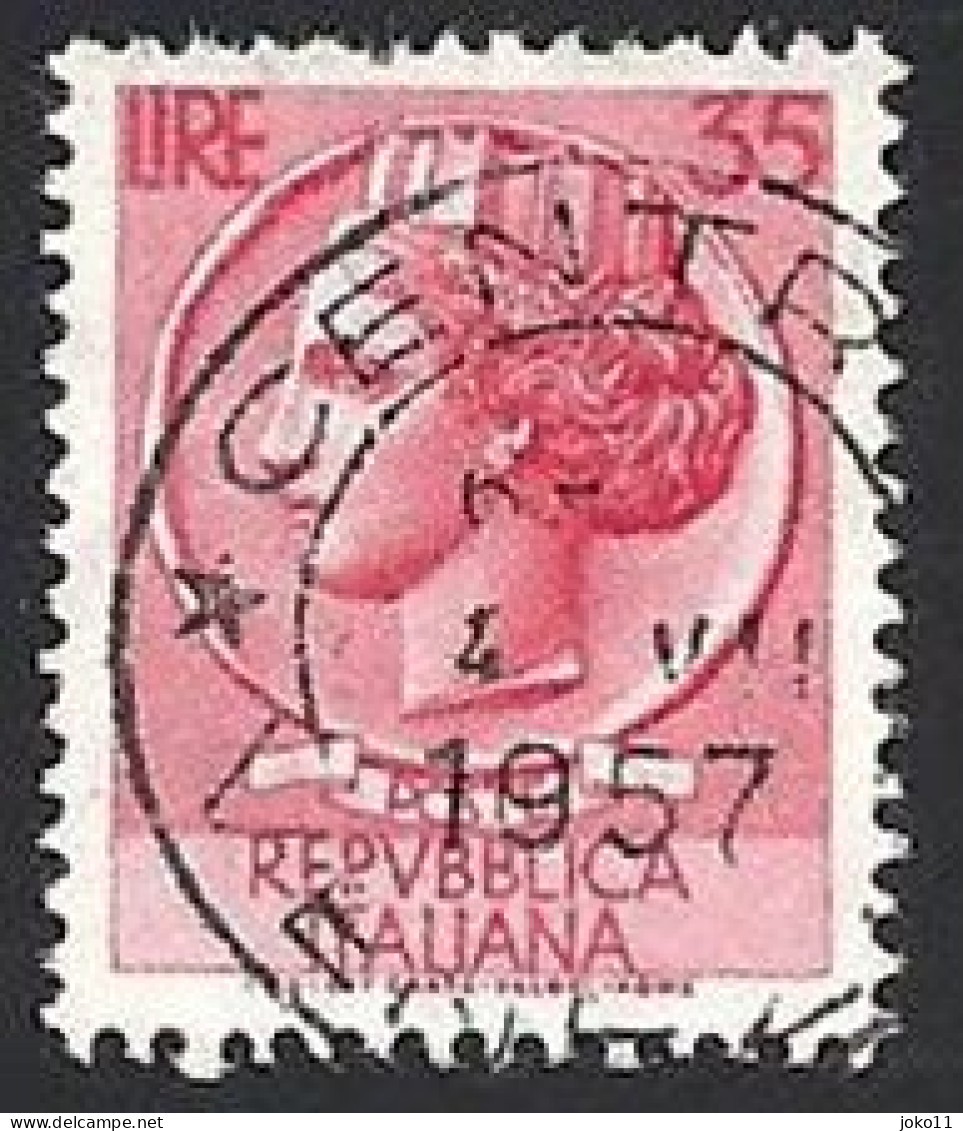 Italien, 1956, Mi.-Nr. 971, Gestempelt - 1946-60: Used