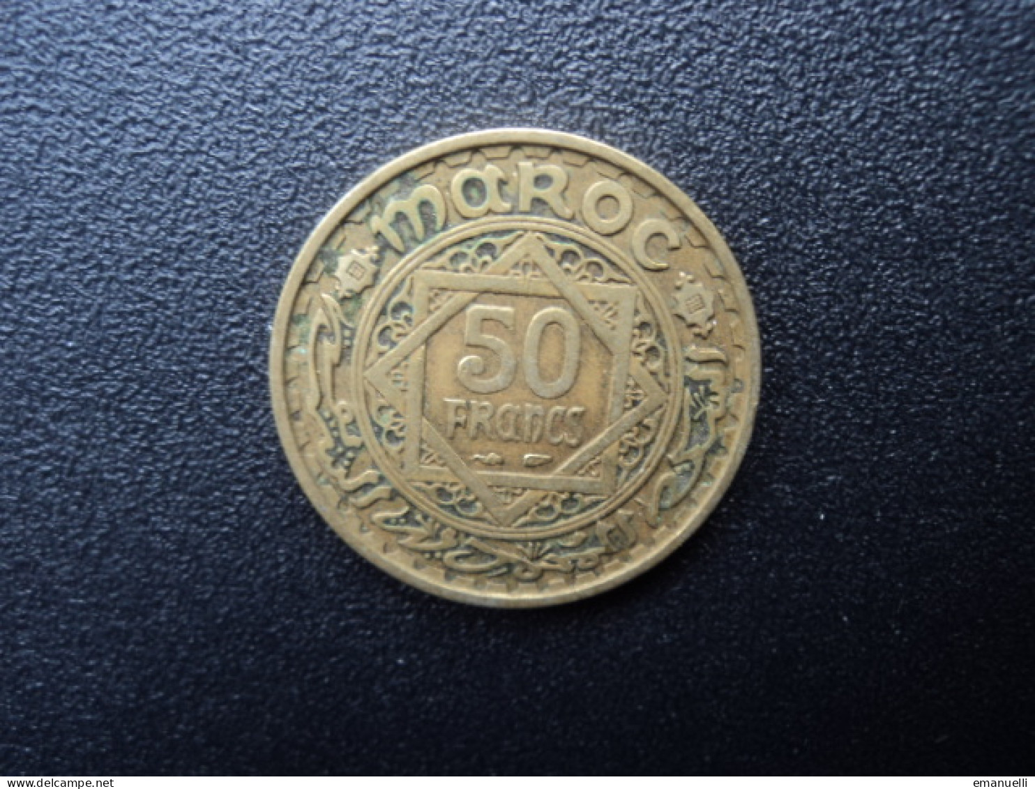 MAROC : EMPIRE CHÉRIFIEN : 50 FRANCS   1371    G.281 / (KM) Y 51     TTB * - Morocco