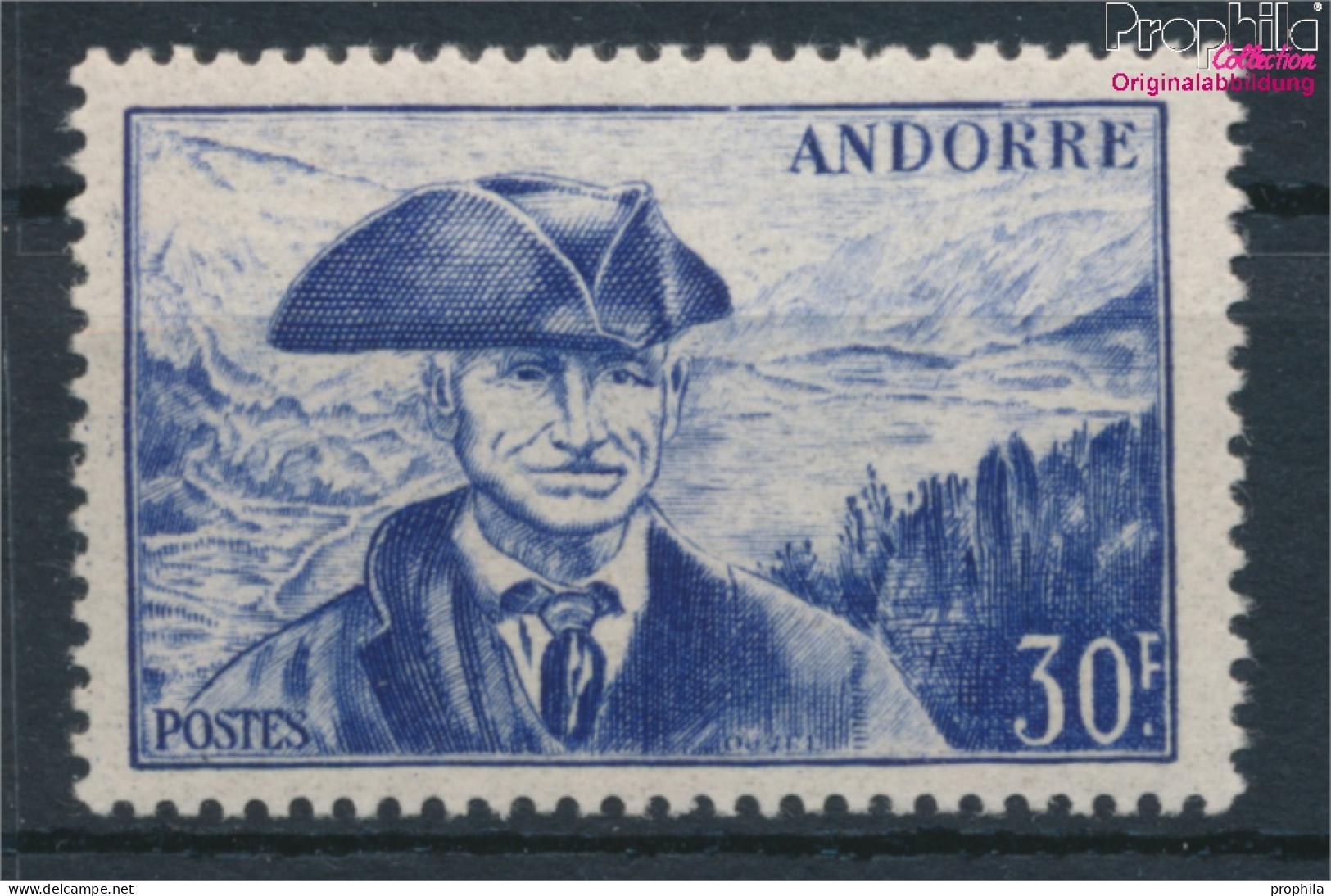 Andorra - Französische Post 138 Postfrisch 1944 Landschaften (10368761 - Neufs