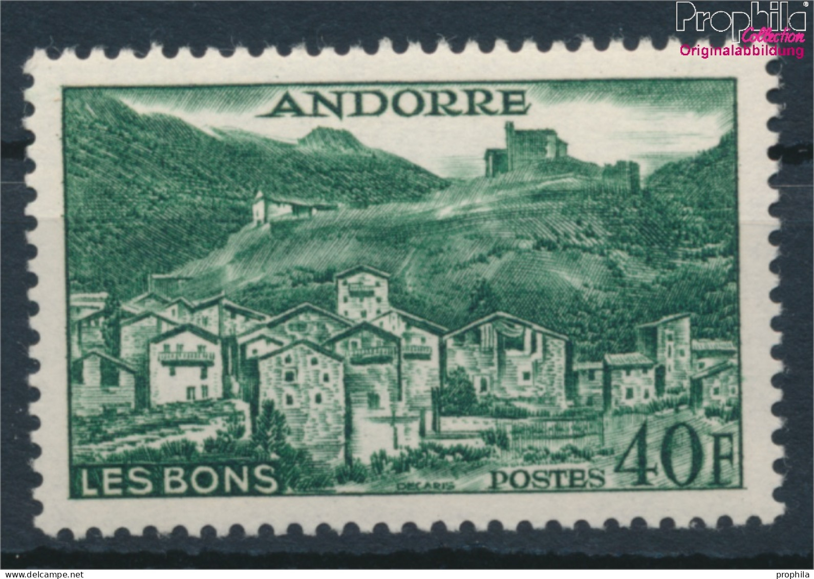 Andorra - Französische Post 155 Postfrisch 1955 Landschaften (10368396 - Ungebraucht