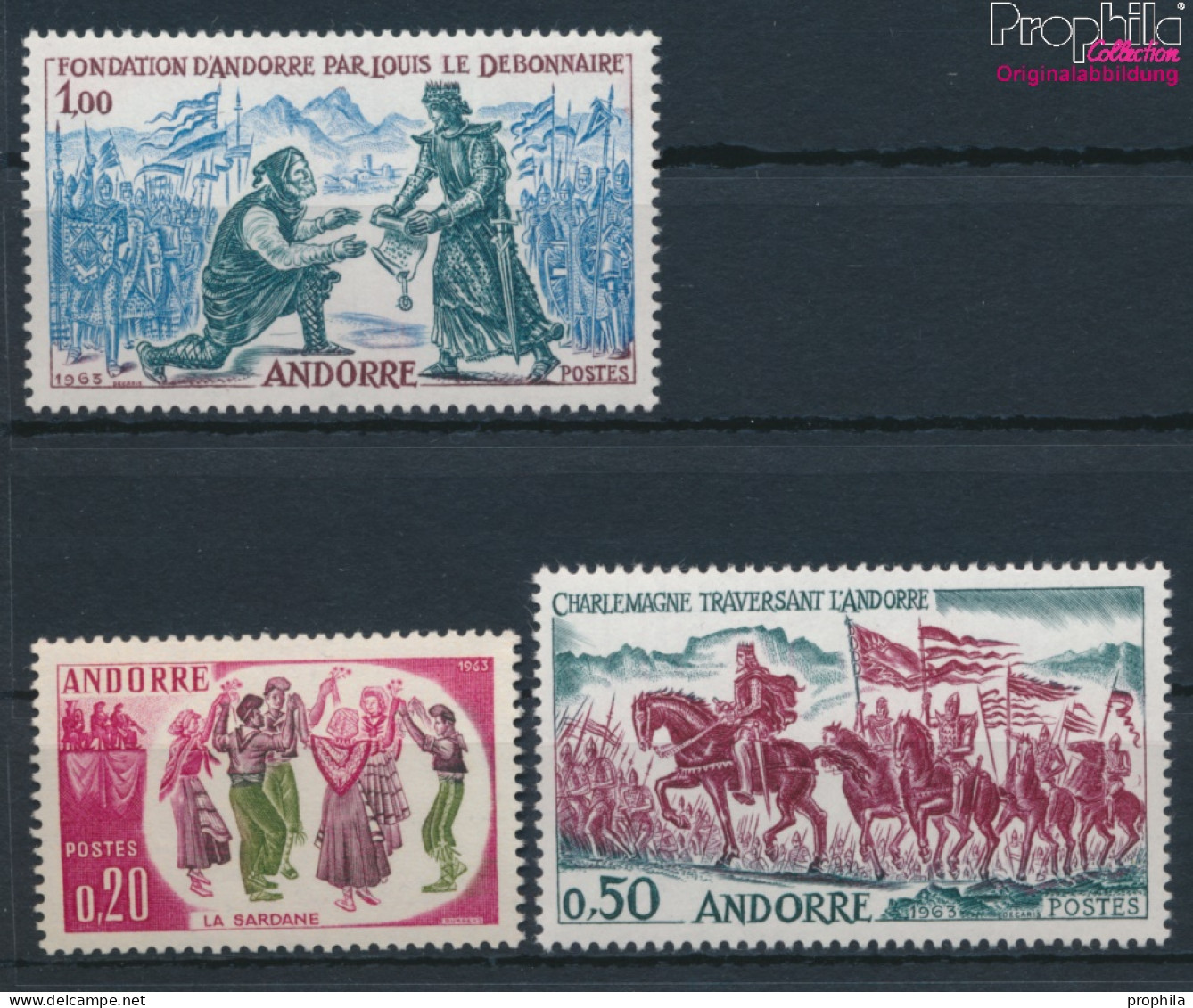 Andorra - Französische Post Postfrisch Geschichtsbilder 1963 Geschichtsbilder  (10368756 - Unused Stamps