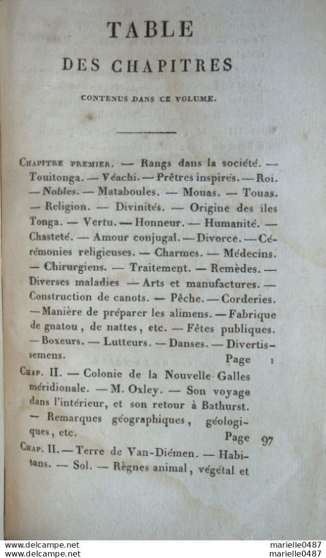 VOYAGES - 1823 -Nouvelle Galles, Nouvelle Zélande, Iles Marianne, Iles Carolines - MACCARTHY. Choix De Voyages - 1801-1900