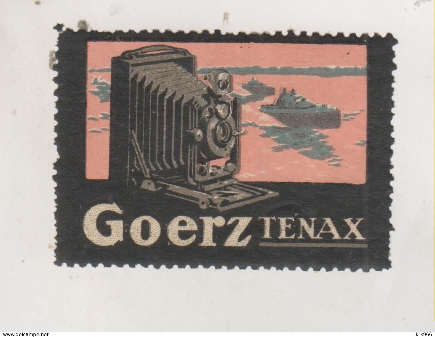 GERMANY Vintage Poster Stamp Hinged GOERZ TENAX - Erinofilia