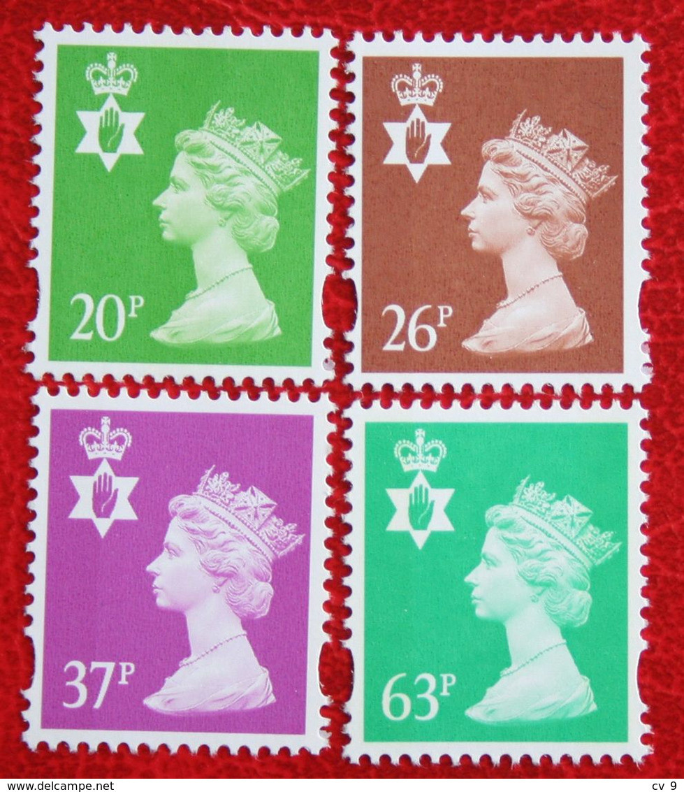 20p 26p 37p 63p Value MACHIN Northern IRELAND (Mi 67-70) 1996 POSTFRIS MNH ** ENGLAND GRANDE-BRETAGNE GB GREAT BRITAIN - Noord-Ierland