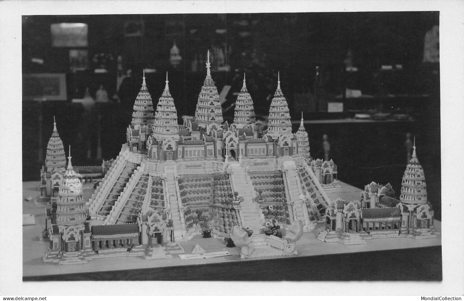 MIKIBP3-075- 66 PERPIGNAN CHARLES BLENET PATISSIER CONFISSEUR CHEF D OEUVRE TEMPLE D ANGKOR CARTE PHOTO - Perpignan