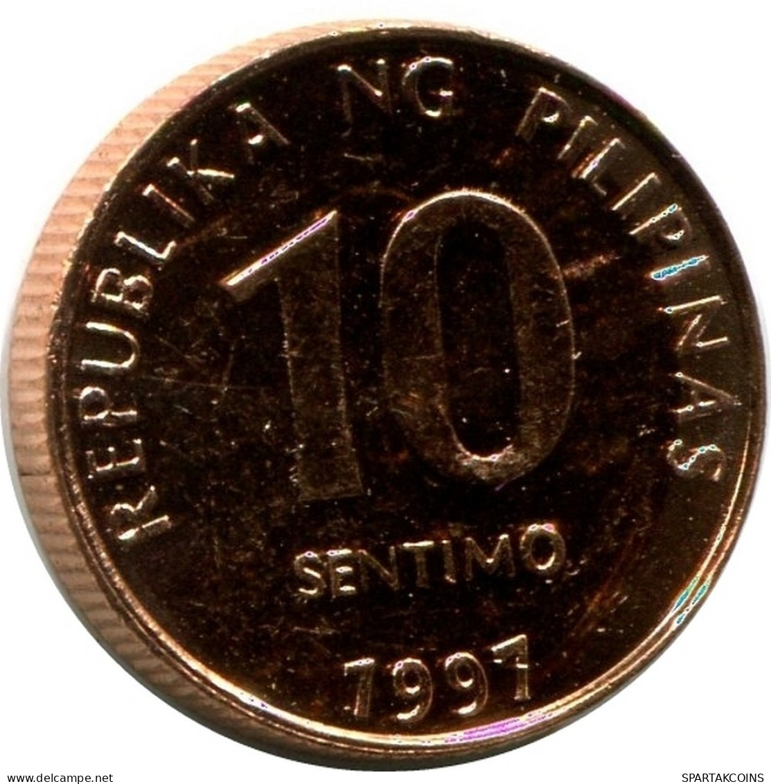 10 CENTIMO 1997 FILIPINAS PHILIPPINES UNC Moneda #M10078.E.A - Filippine