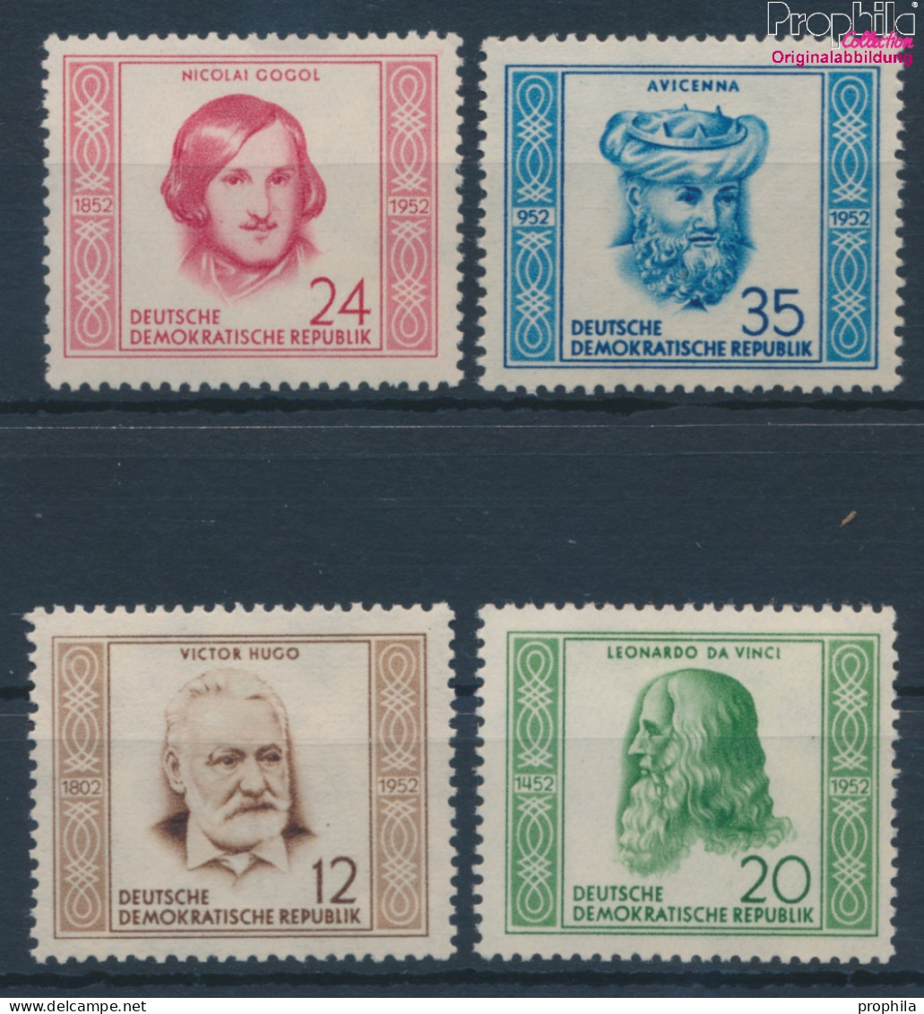 DDR 311-314 (kompl.Ausg.) Postfrisch 1952 Geburts- Und Todestage Berühmter Pe (10393868 - Nuevos