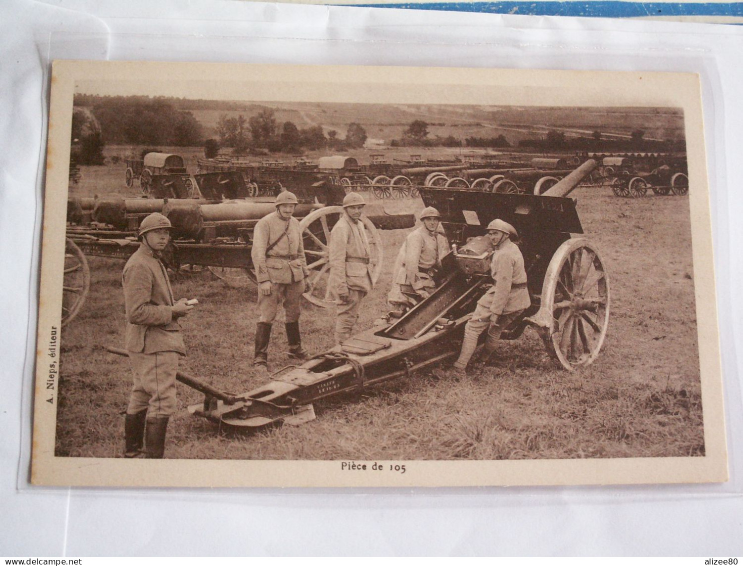 CPA  GUERRE  14/18  -- CAMP  DE  MAILLY - Material