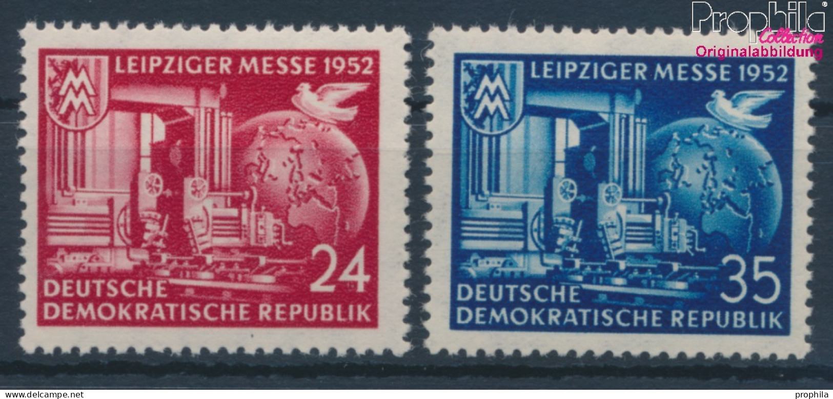 DDR 315-316 (kompl.Ausg.) Postfrisch 1952 Leipziger Herbstmesse (10393867 - Nuevos
