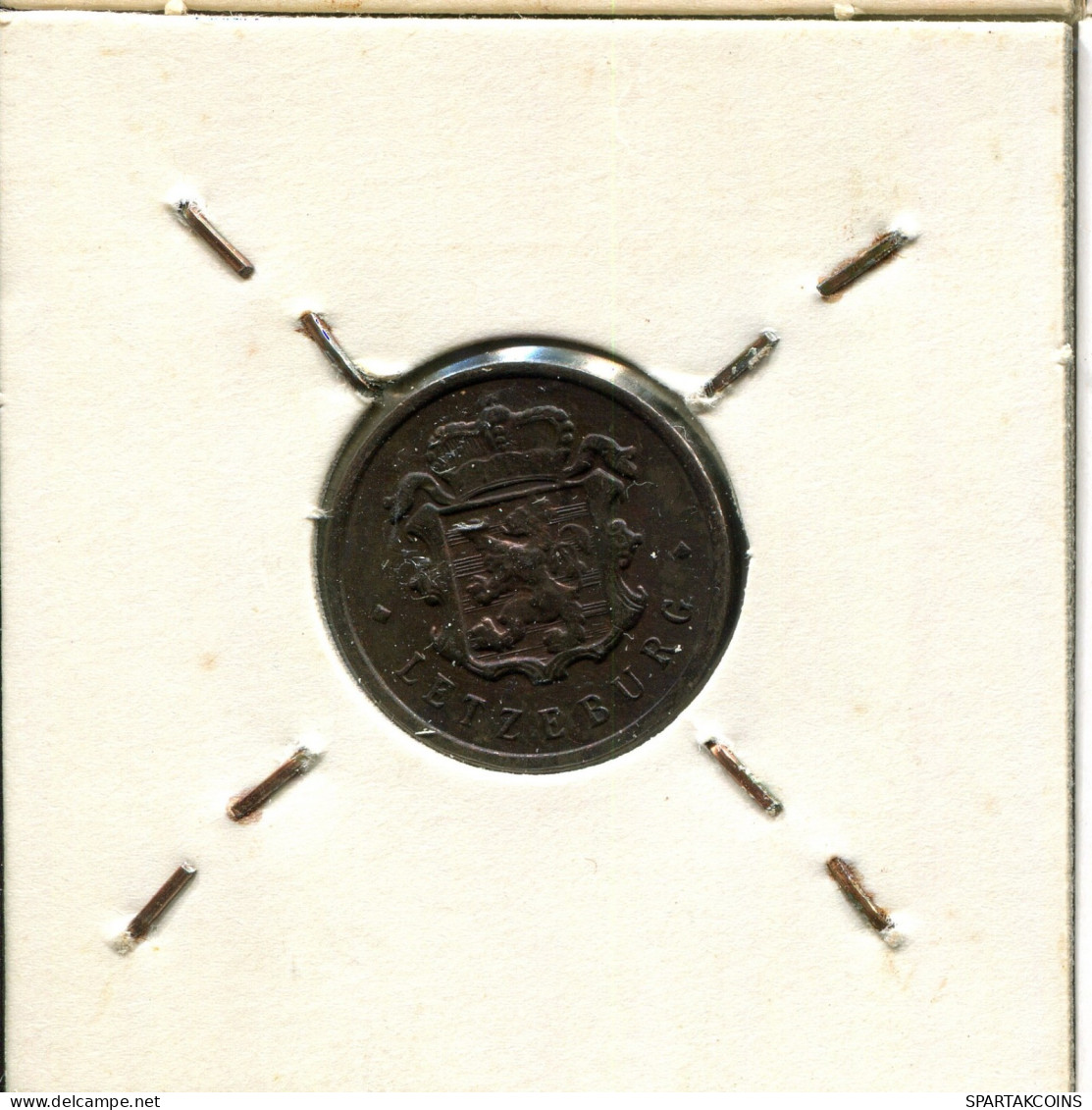 25 CENTIMES 1947 LUXEMBURGO LUXEMBOURG Moneda #AW649.E.A - Lussemburgo