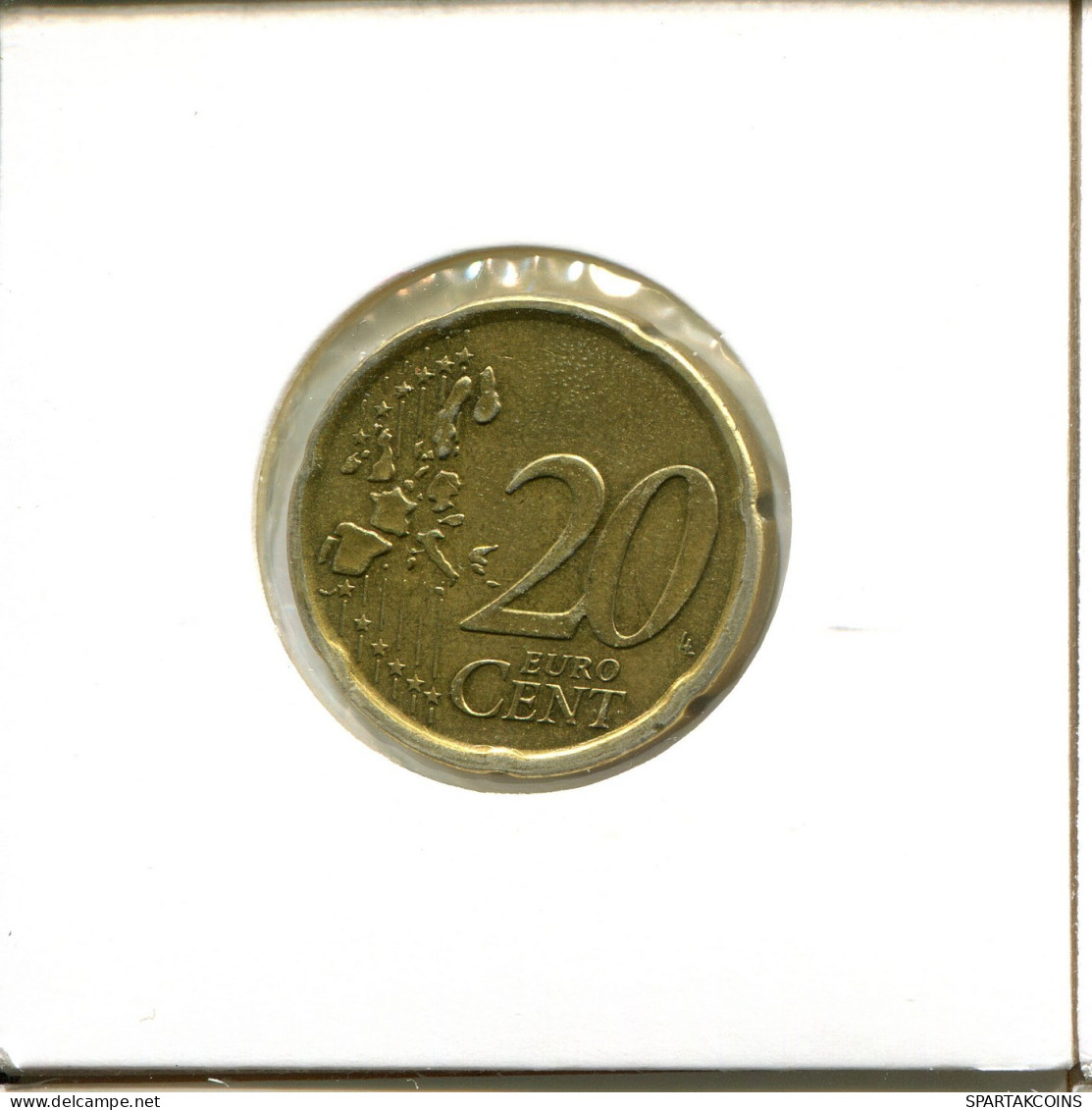 20 EURO CENTS 2002 SPANIEN SPAIN Münze #EU362.D.A - Spain