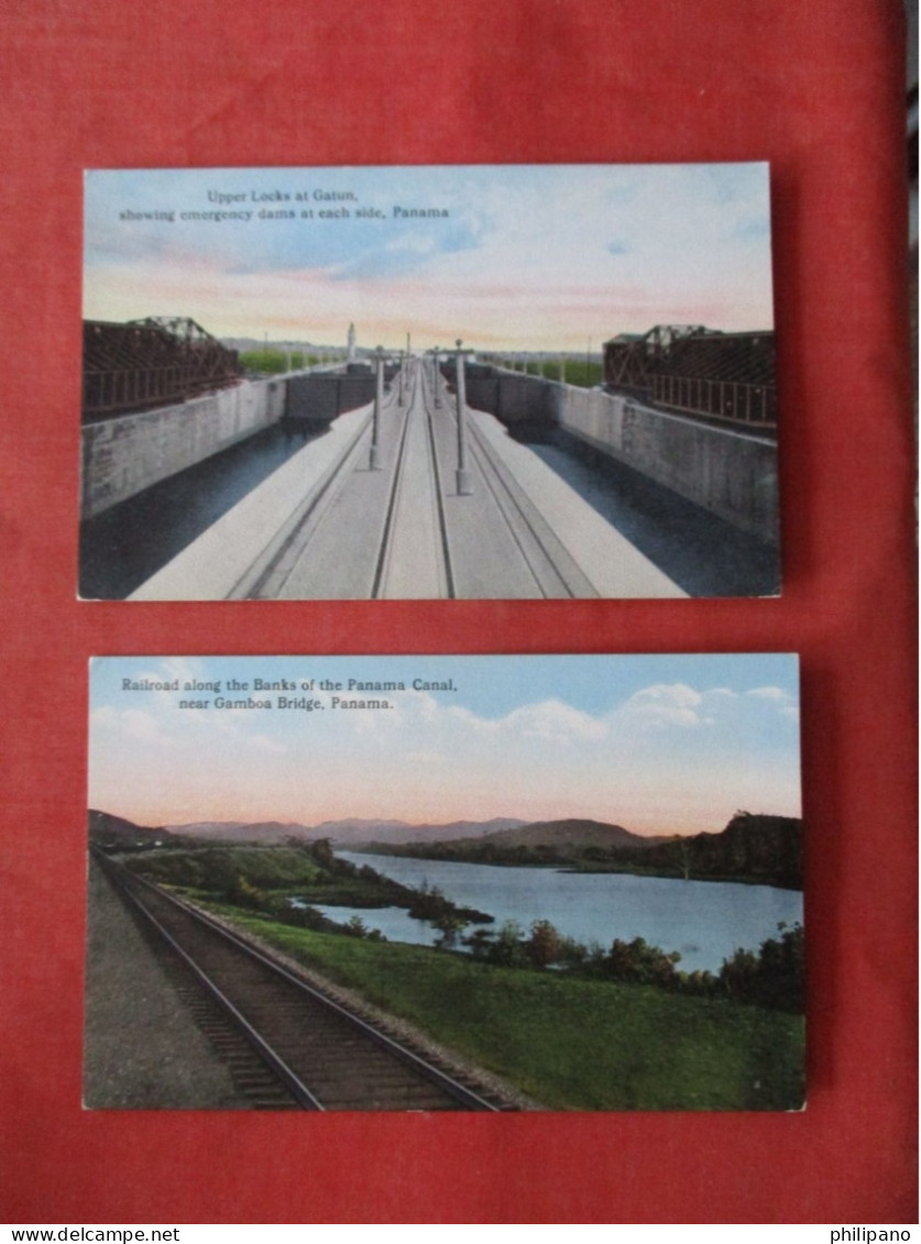 Lot Of 2 Cards.   Canal  Panama Ref 6387 - Panamá