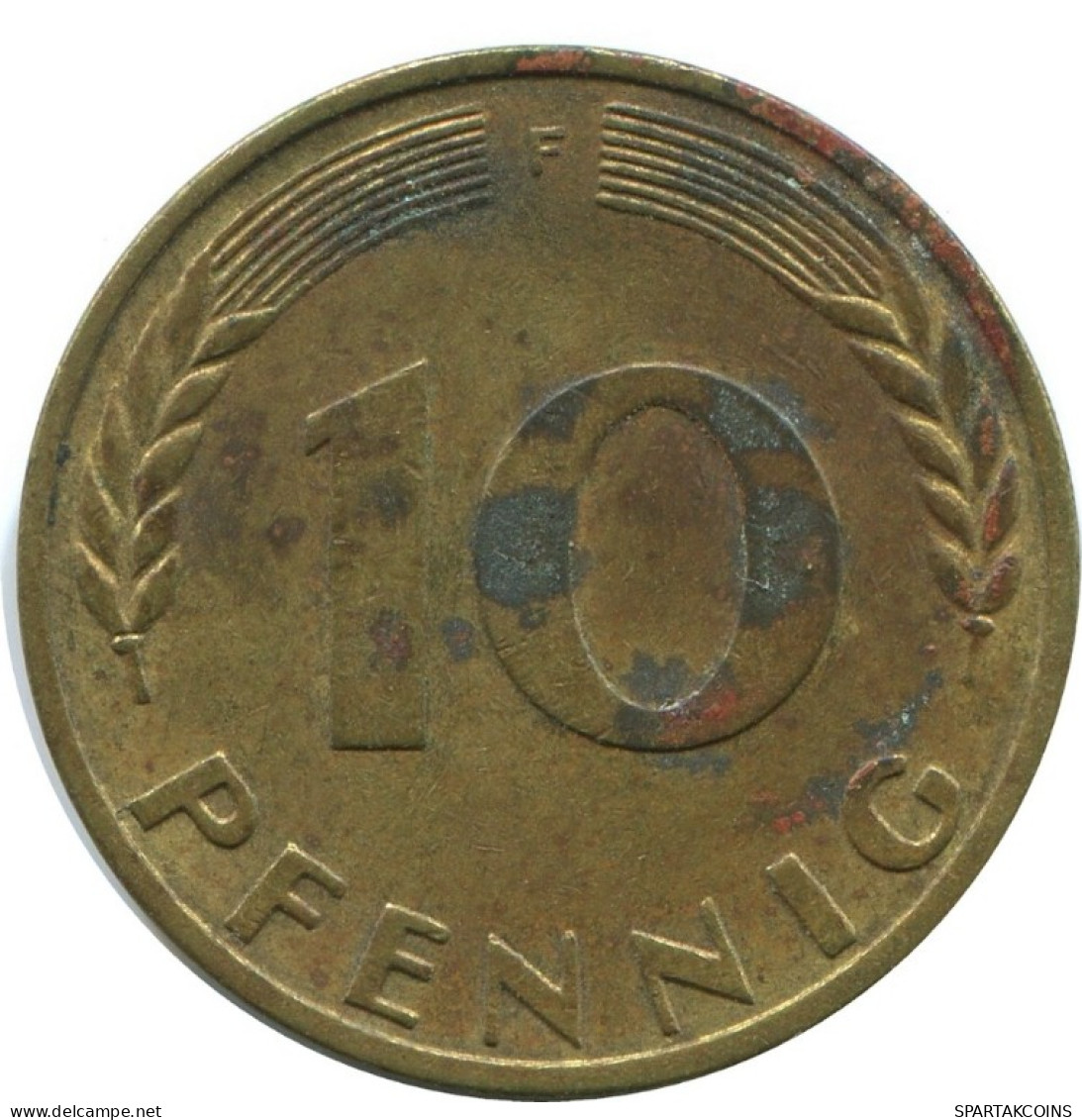 10 PFENNIG 1971 F BRD ALEMANIA Moneda GERMANY #AD847.9.E.A - 10 Pfennig